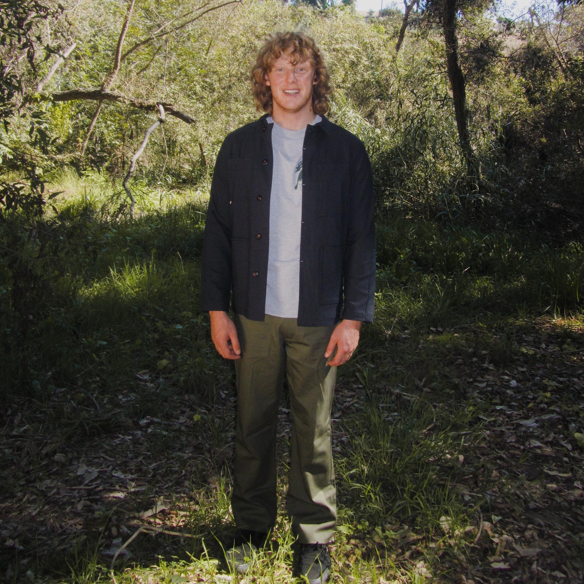 Ola Canvas Utility Jacket 01 - Black