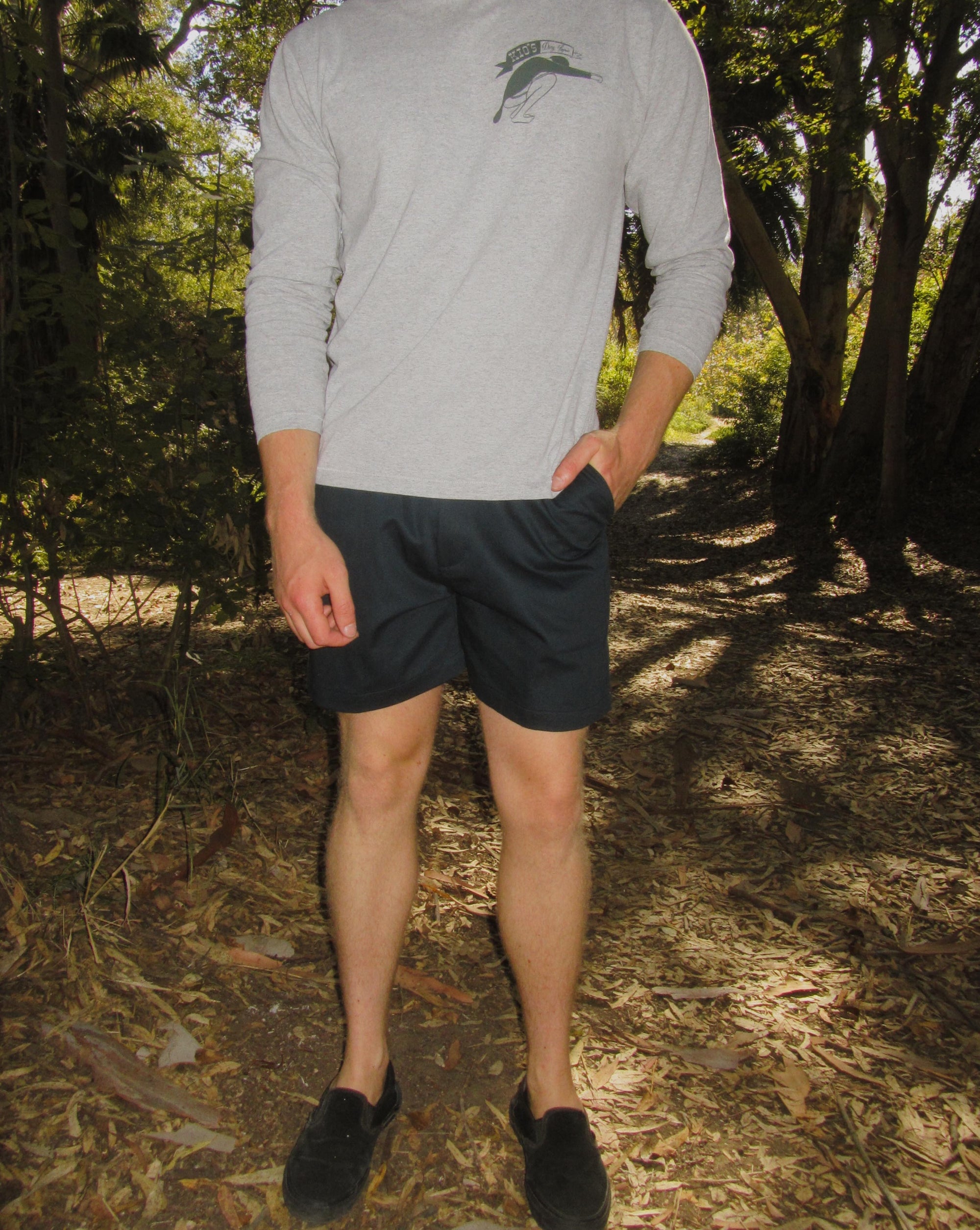 Yellow Rat Kio's Ding Repair L/S - Heather Gray