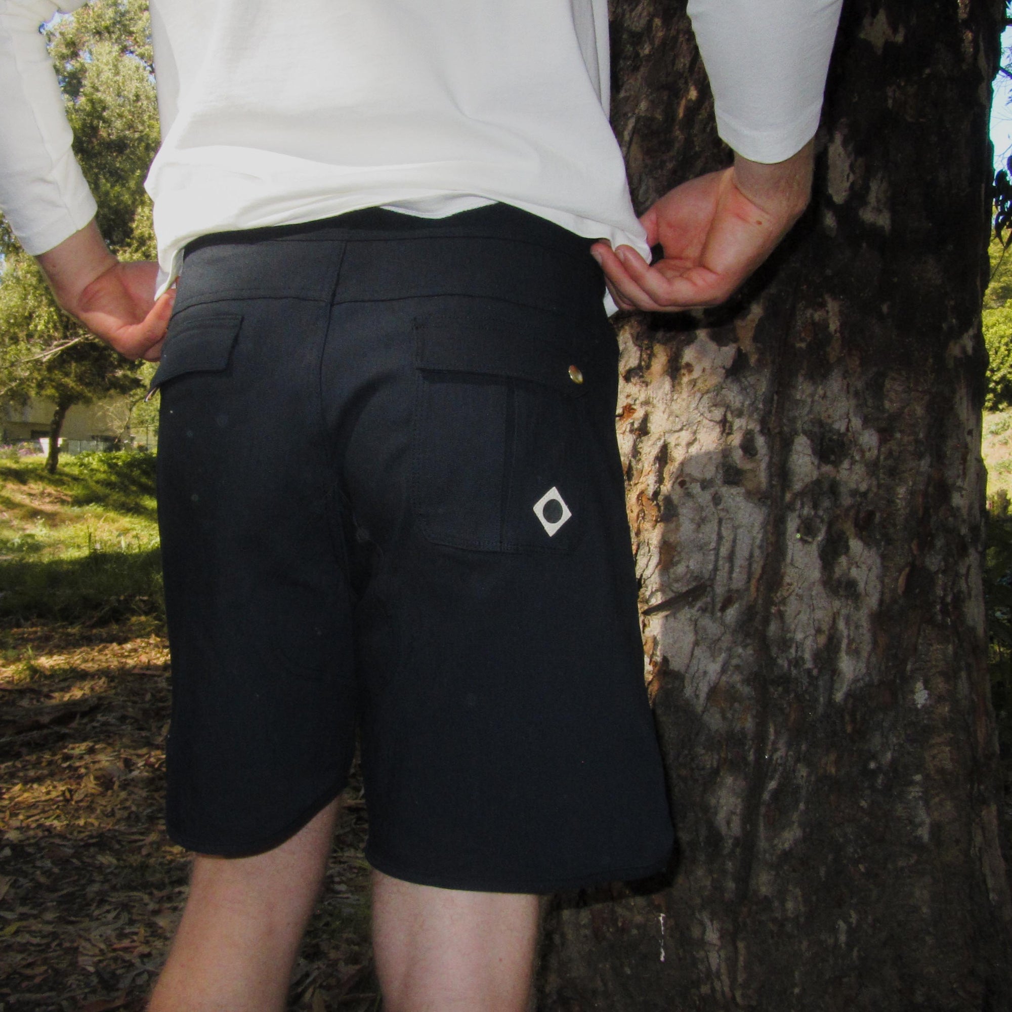 Ola Canvas Utility Short 01 - Black