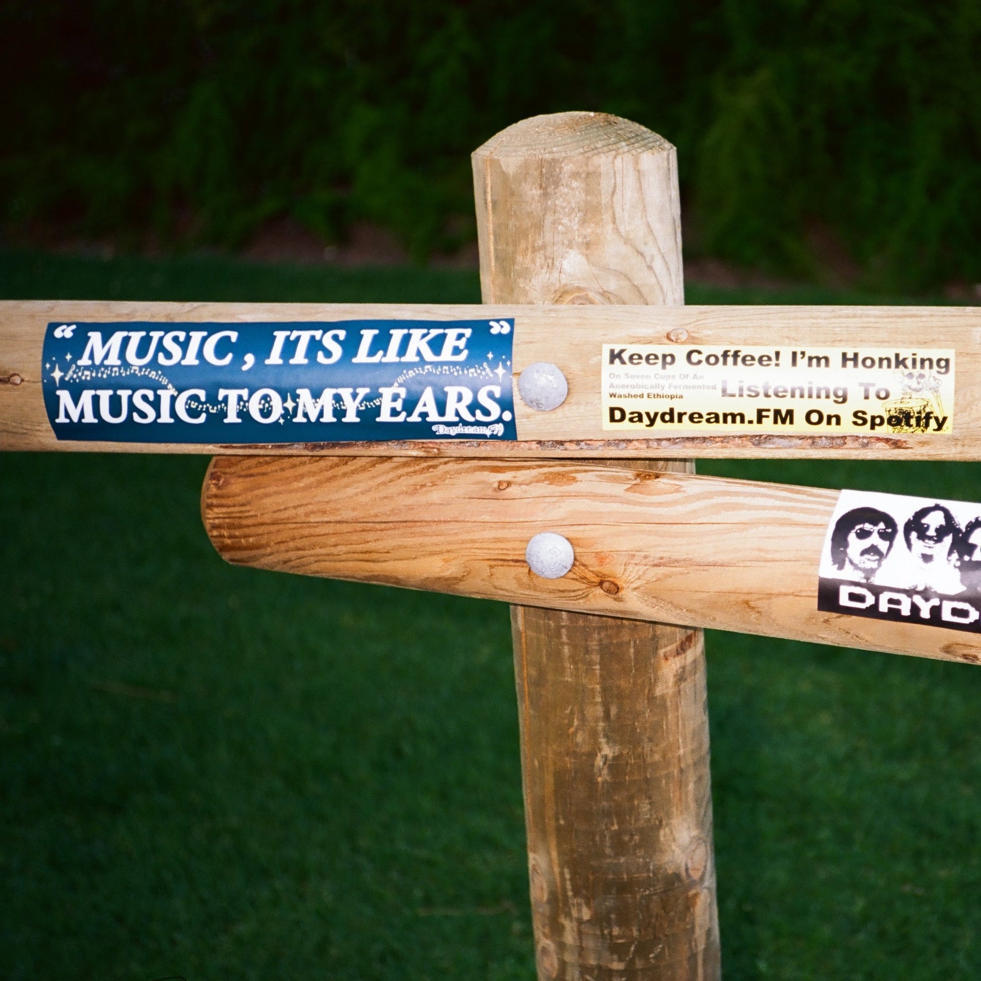 Daydream FM Bumper Sticker - &quot;MUSIC&quot;