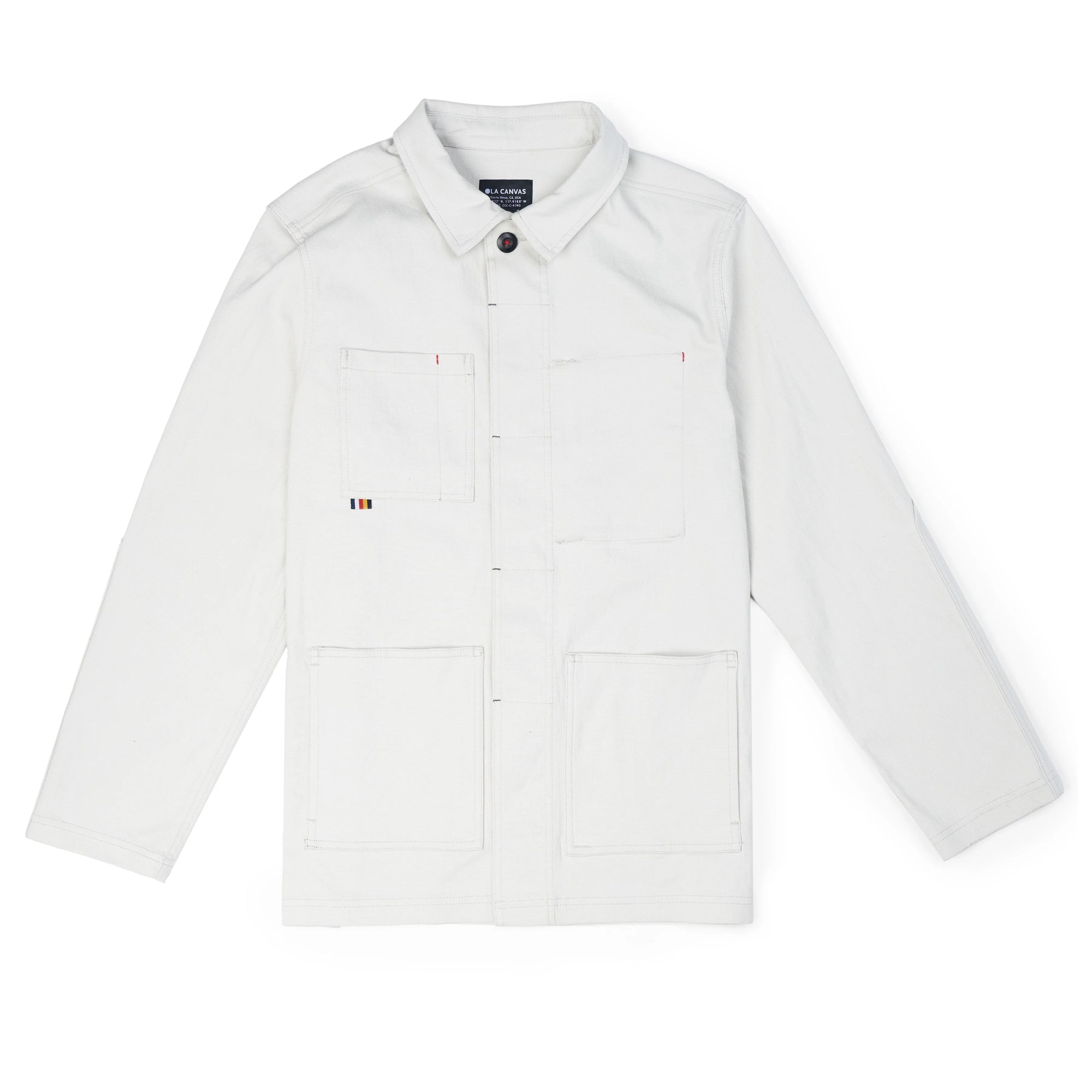 Ola Canvas Utility Jacket 01 - White