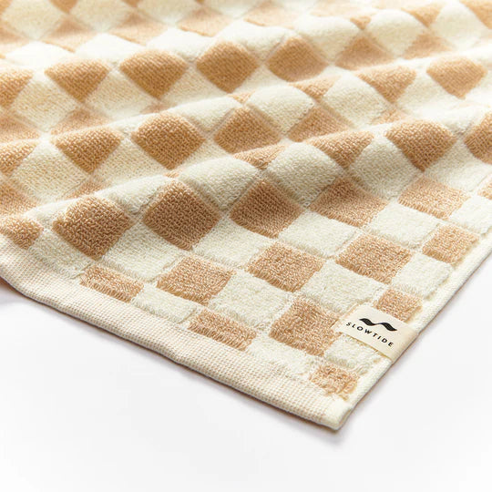 Slowtide - Mate Bath Towel in Sandstone