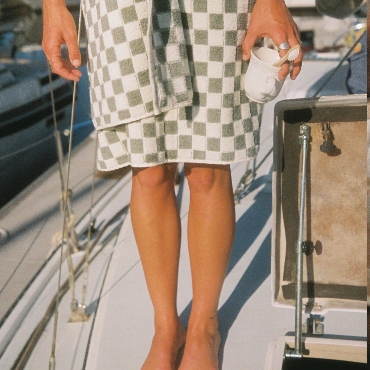 Slowtide - Mate Bath Towel in Sage