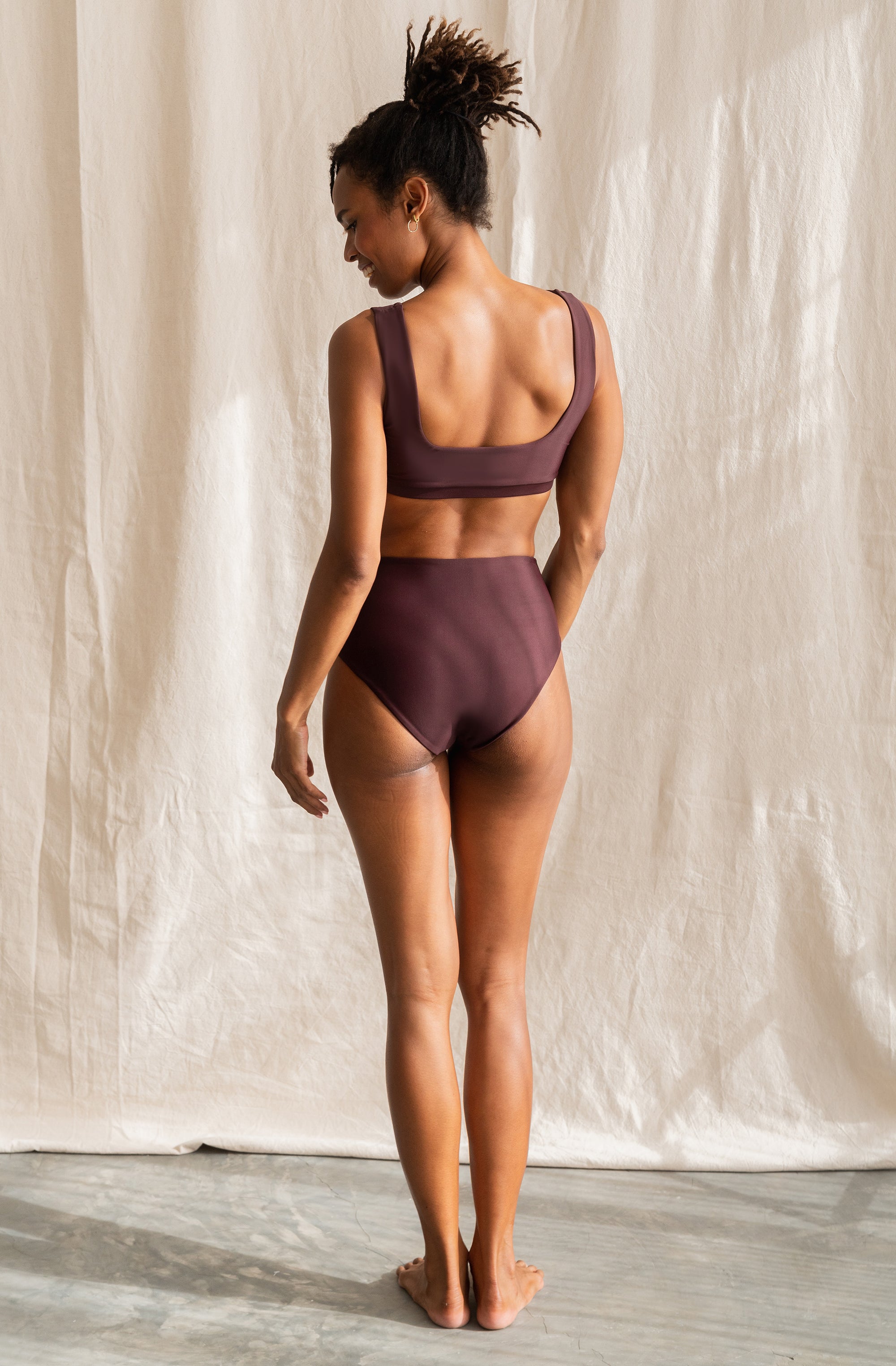 September Swimwear- Lucky Bottom in Cocoa