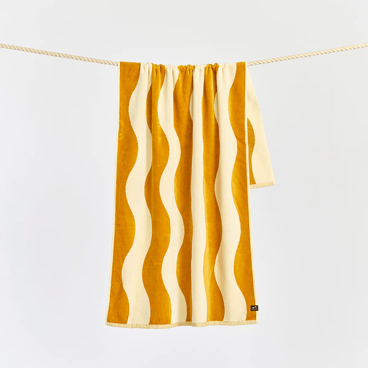 Slowtide - Stripe Premium Woven Towel in Brush