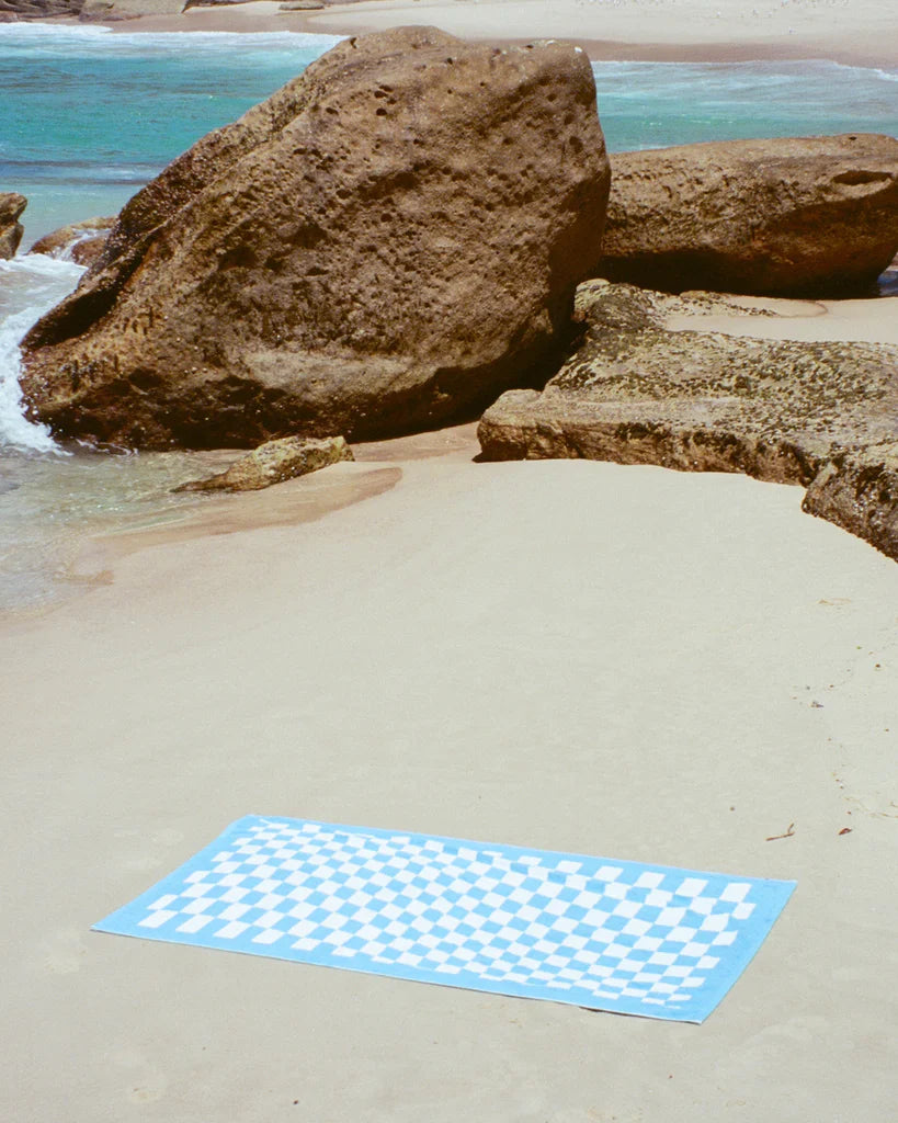 Overexposed - Aquatic Blue Organic Towel