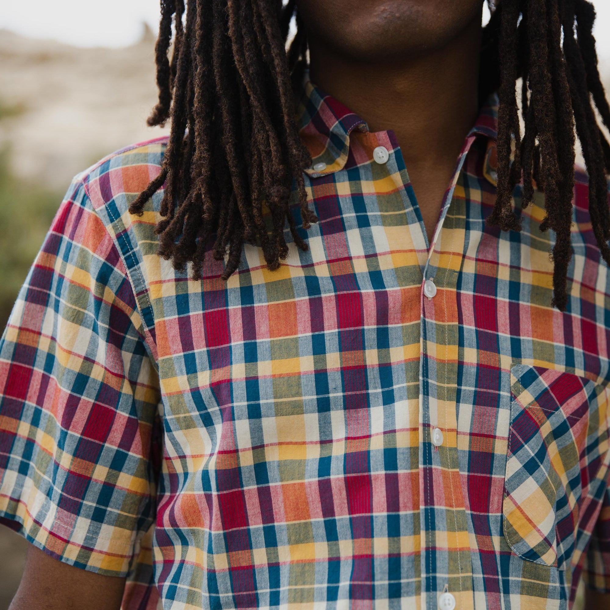 Yellow Rat - Pull Over BD Shirt (Navy/Red)