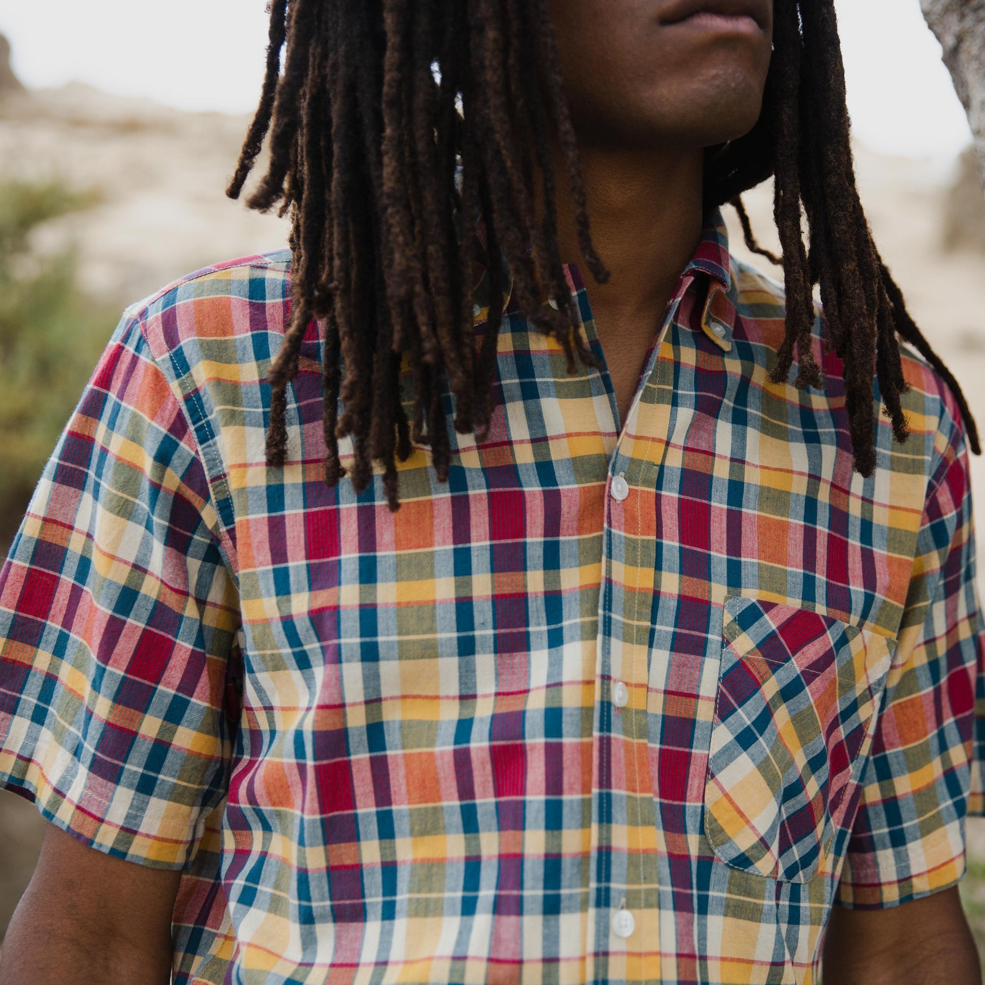 Yellow Rat - Pull Over BD Shirt (Navy/Red)