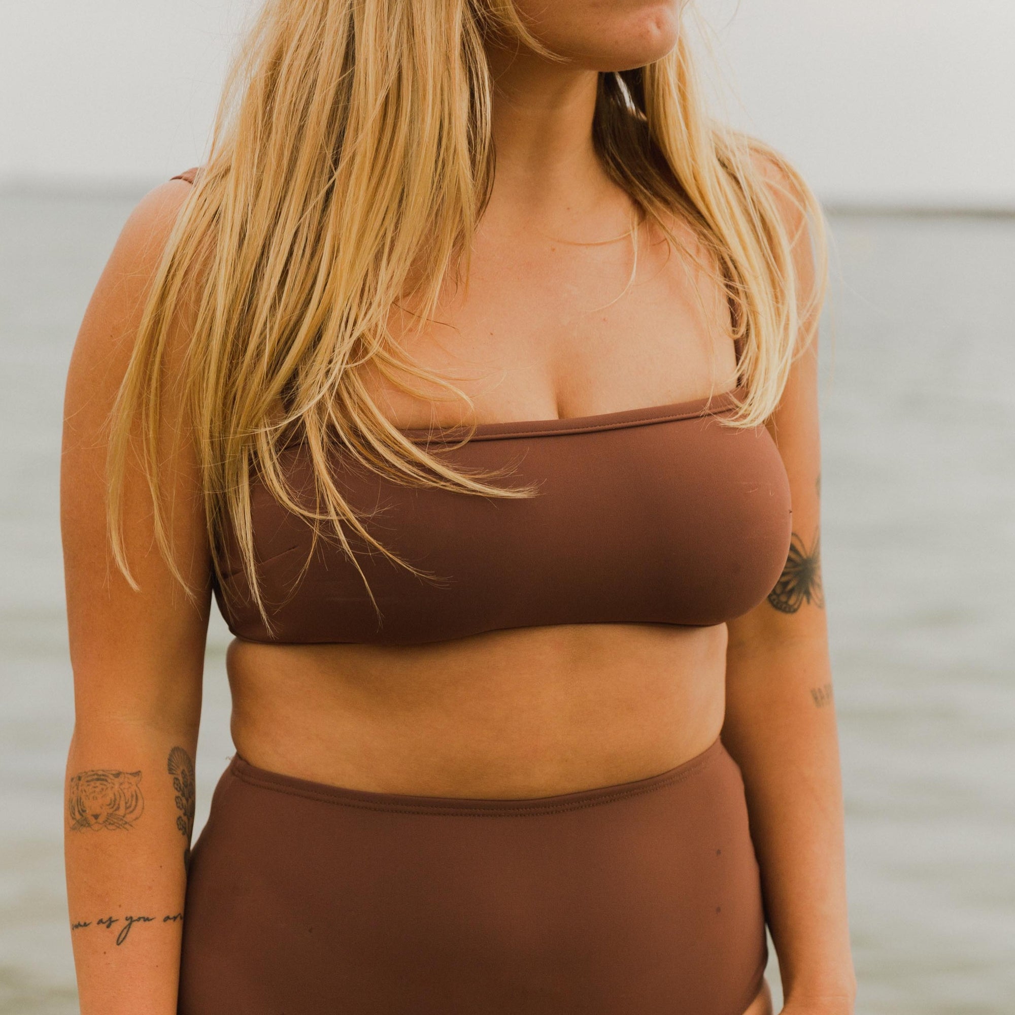 Nu Swim Cloud Top - Cocoa