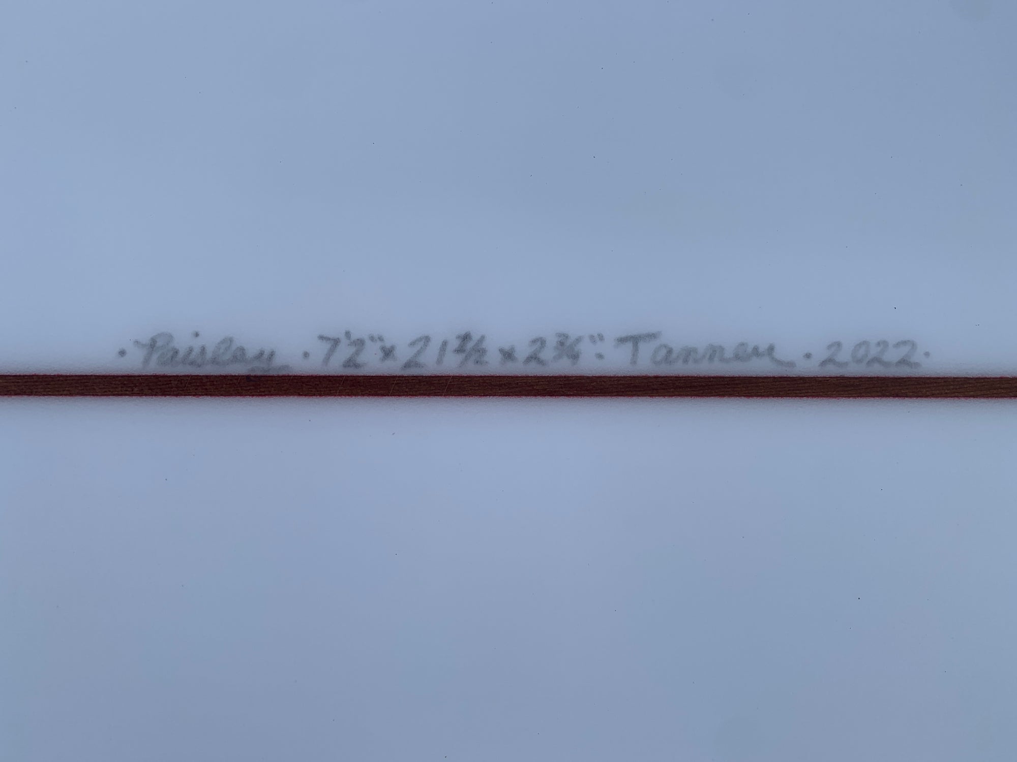 7'2" Tanner Paisley