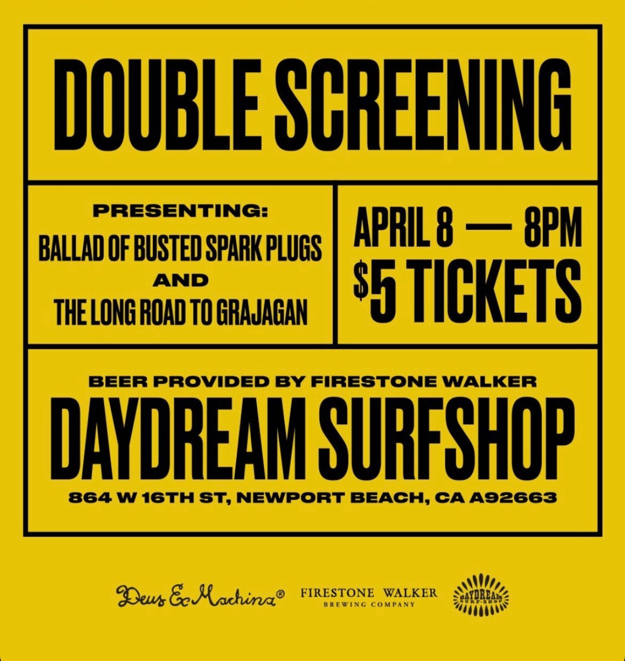 Deus Ex Machina x Daydream Double Feature Screening