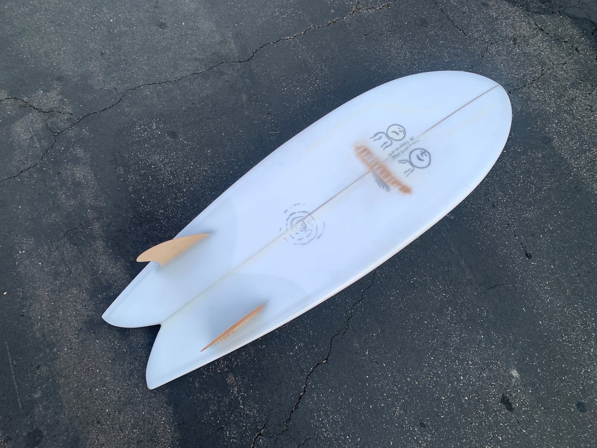5'6" Jesse Guglielmana Shovel Fish (Used)