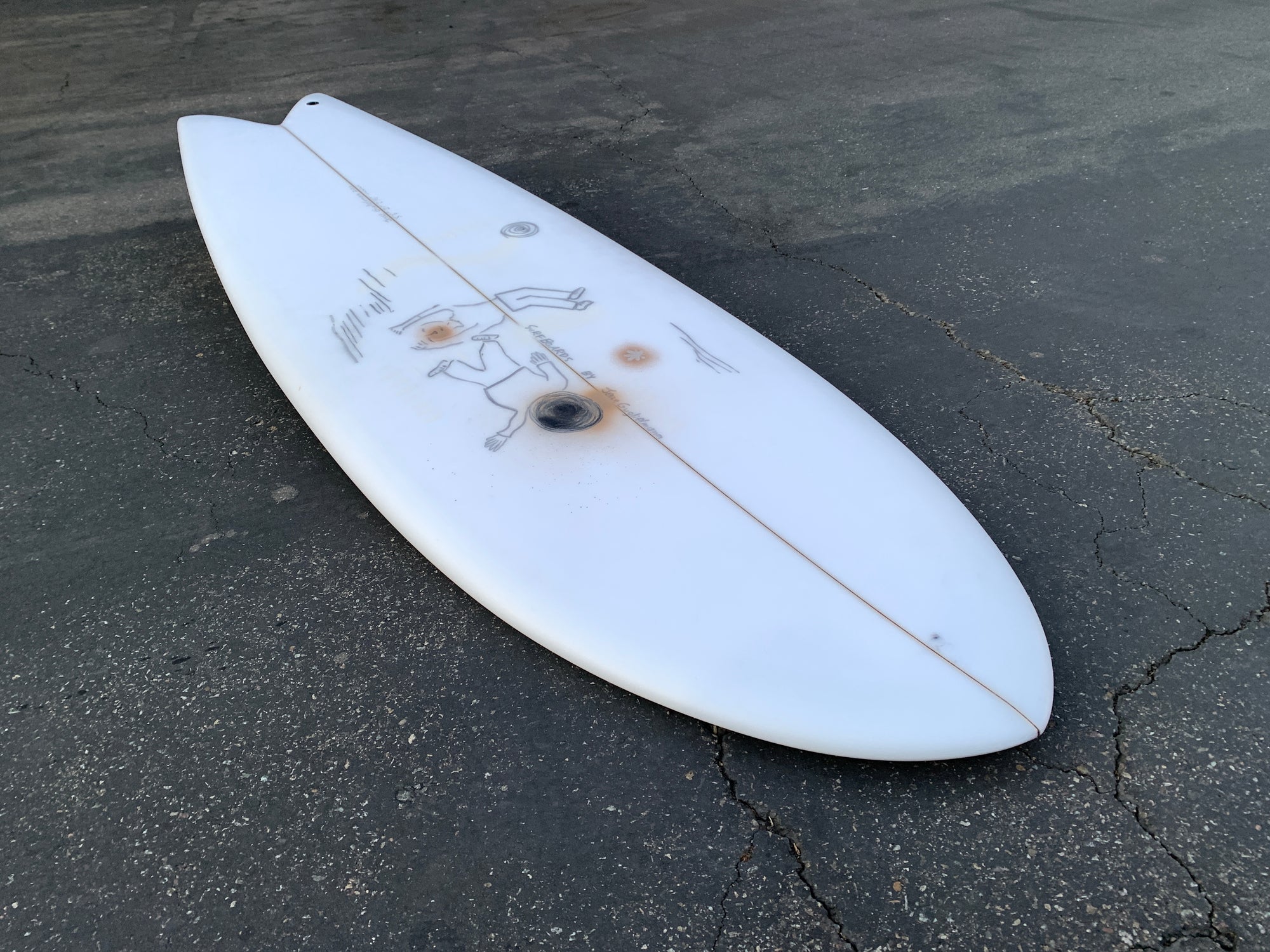 5'6" Jesse Guglielmana Shovel Fish (Used)