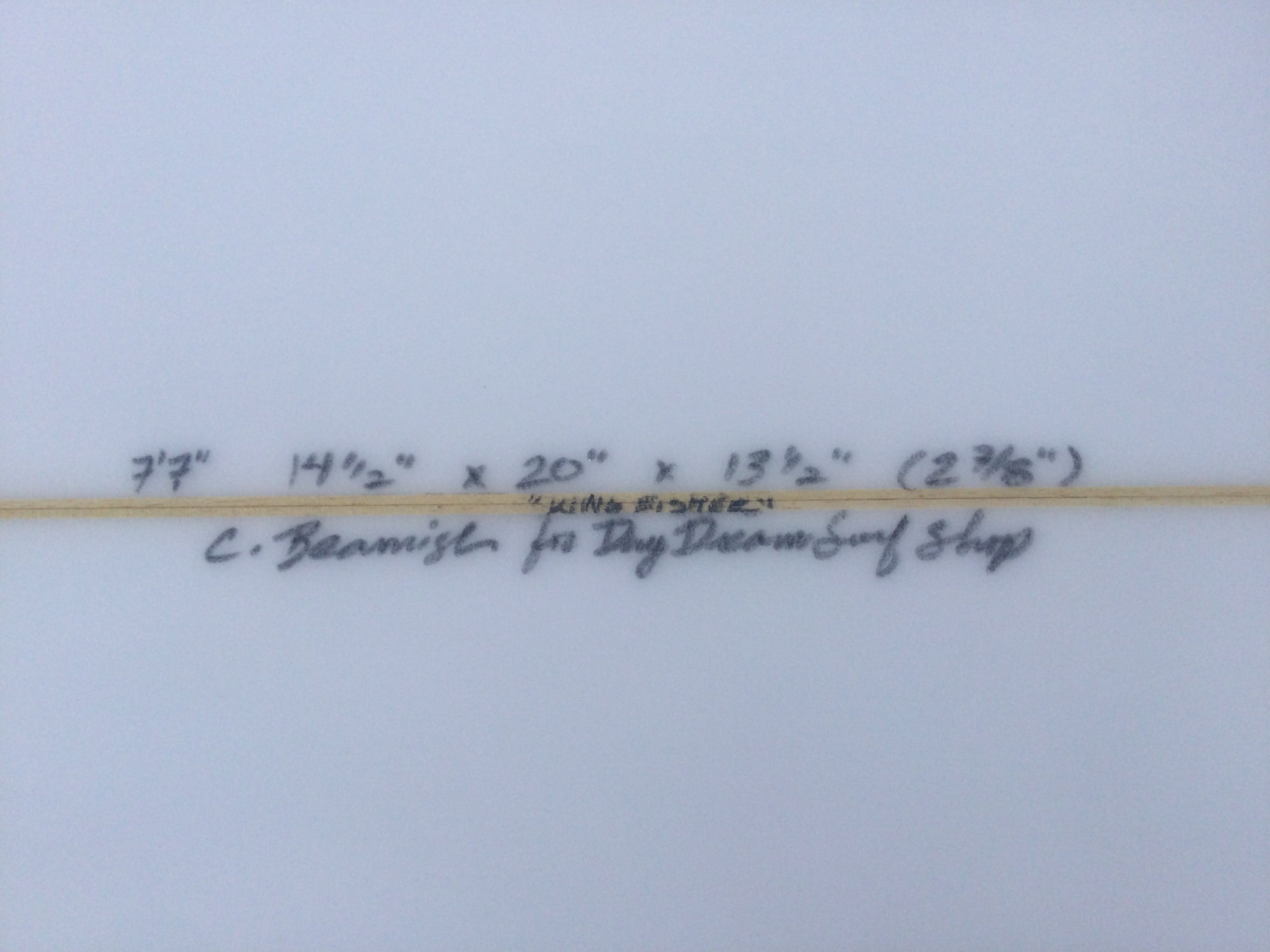 7'7" Christian Beamish King Fish