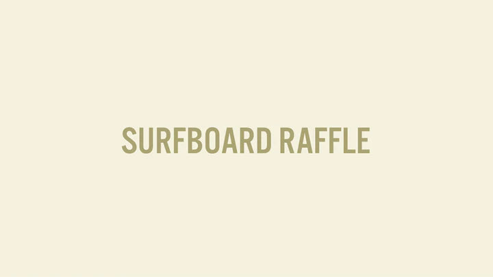 Surfboard Raffle – Daydream Surf Shop