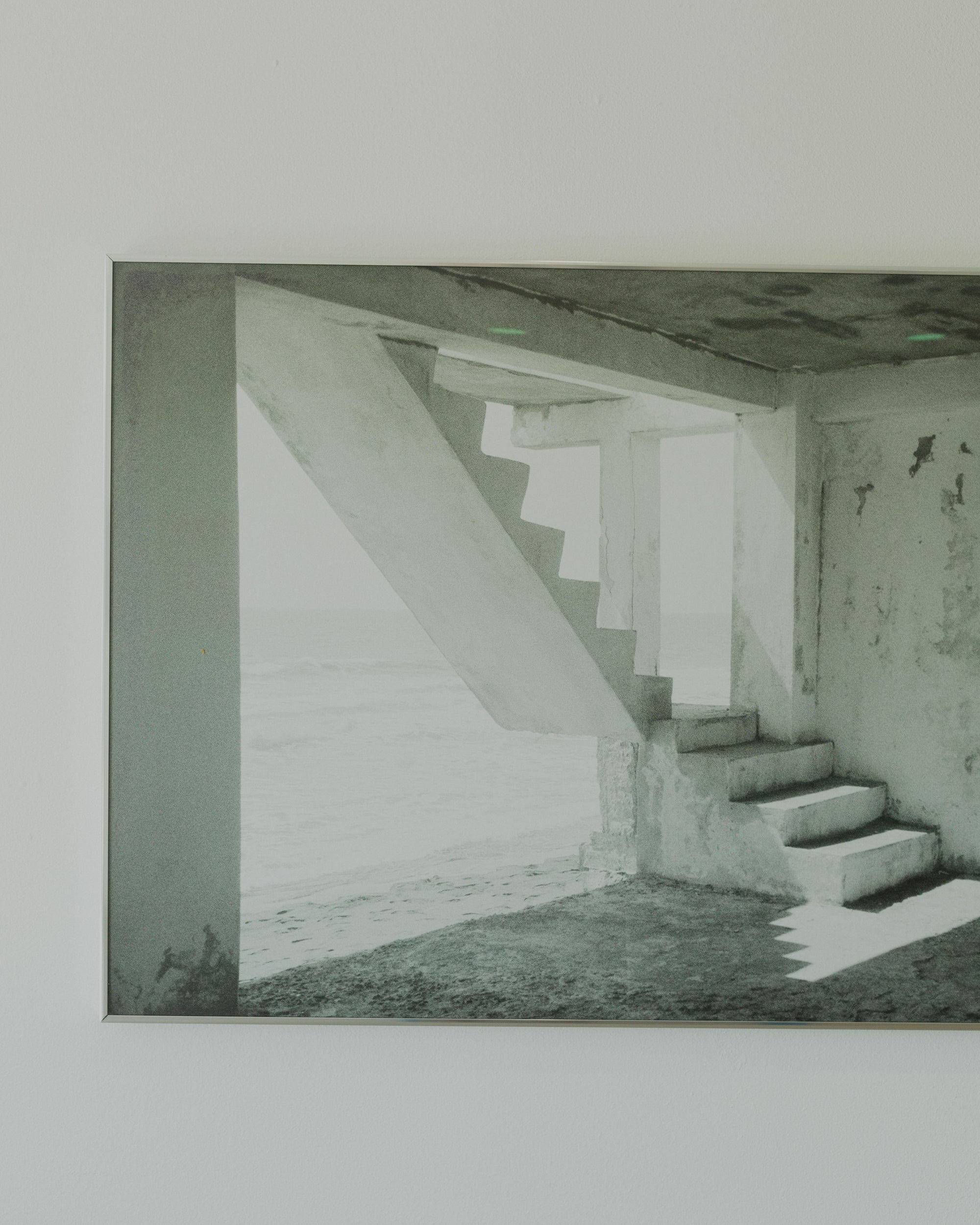 Staircase photo, 2017. 35mm archival C-print vacuum mounted on aluminum. 65” L x 43 1/2” H x 2 1/25”