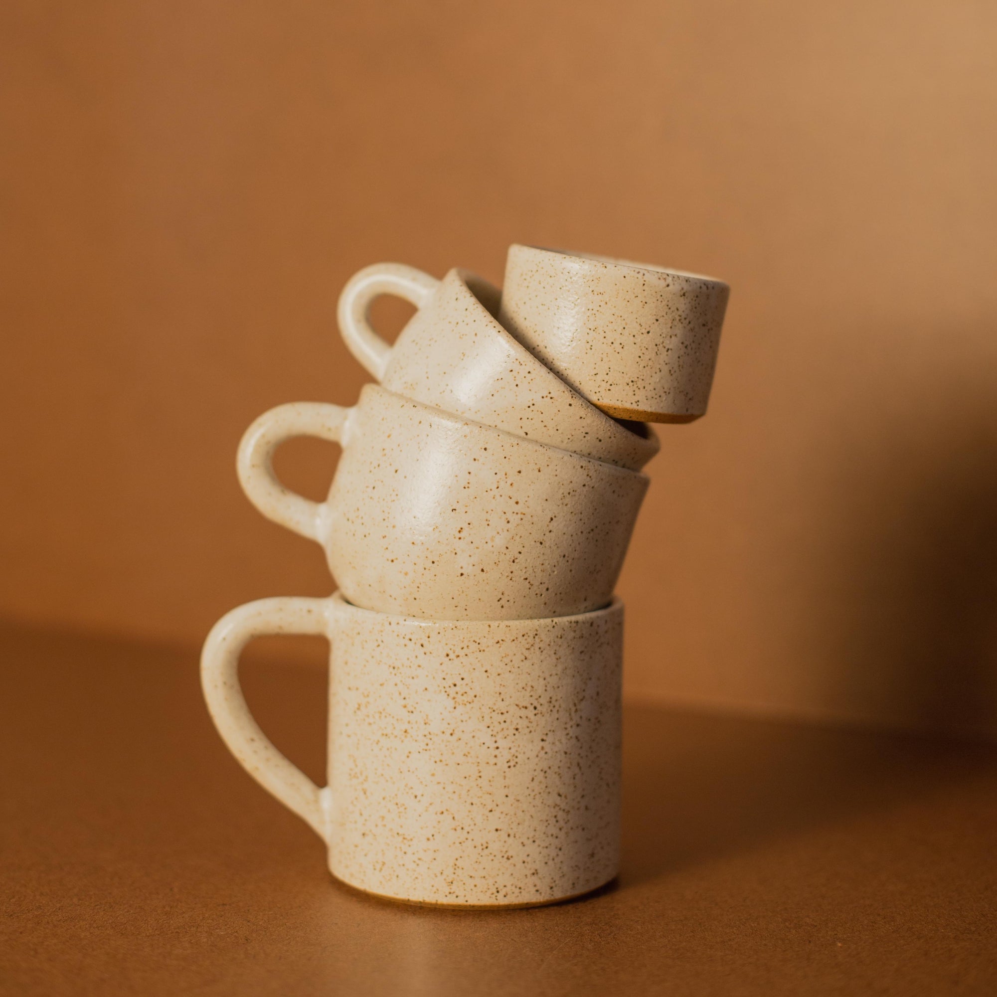 Daydream x Costa Mesa Ceramics Latte Mugs stacked