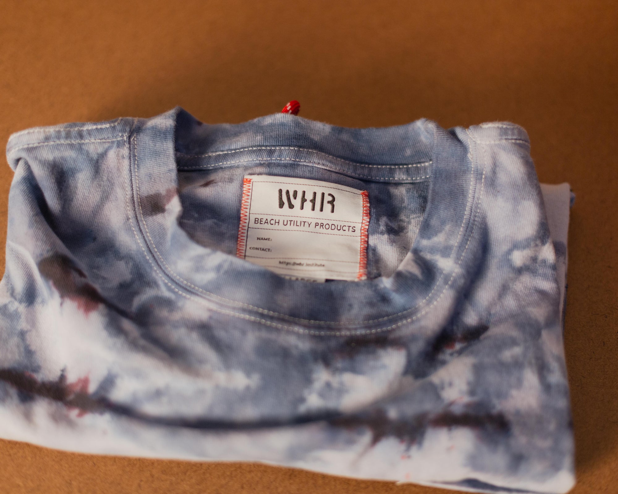 Western Hydrodynamic Research - Worker Tee (Ice Dye) tag details