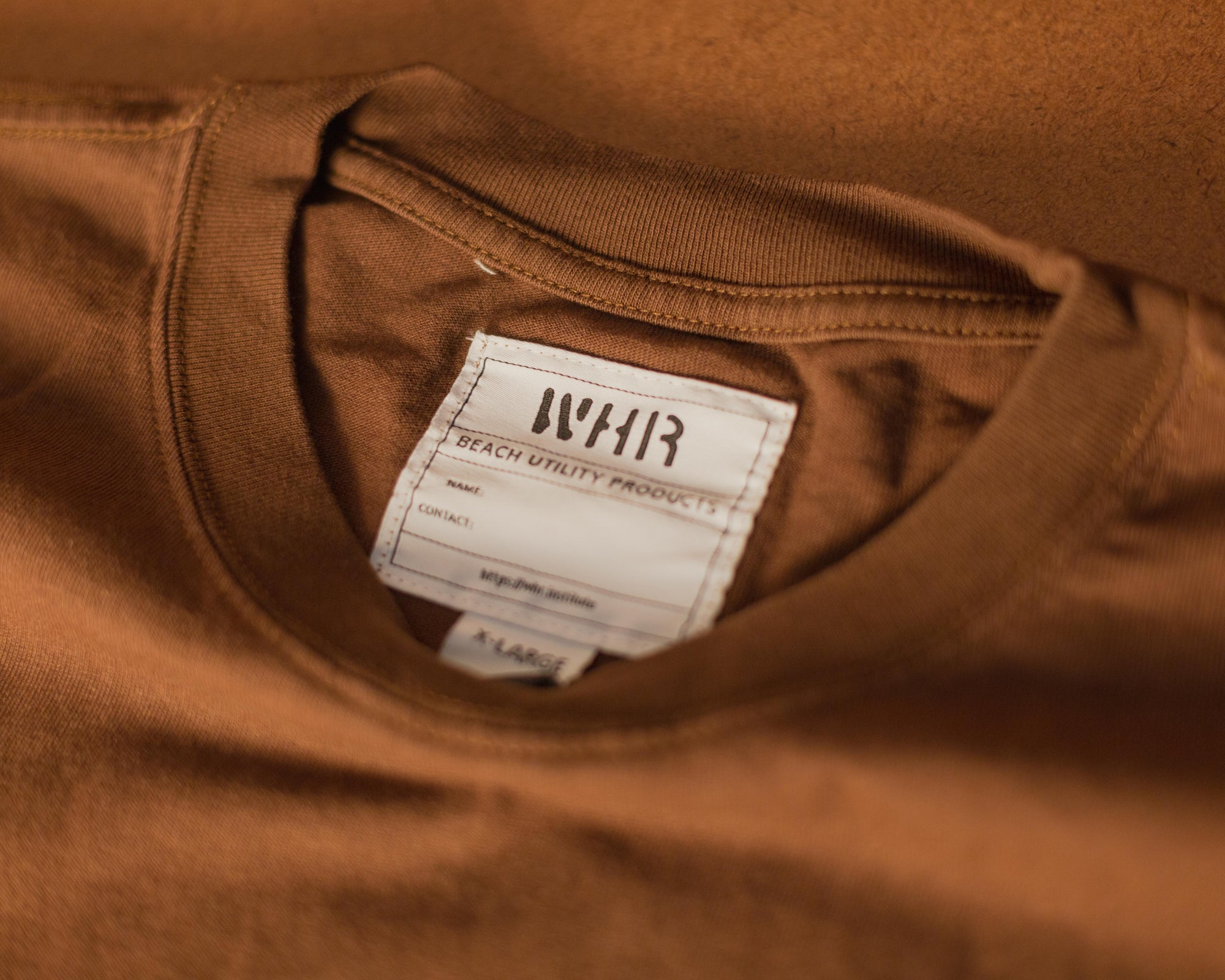 Western Hydrodynamic Research - Worker Tee (Brown) tag details