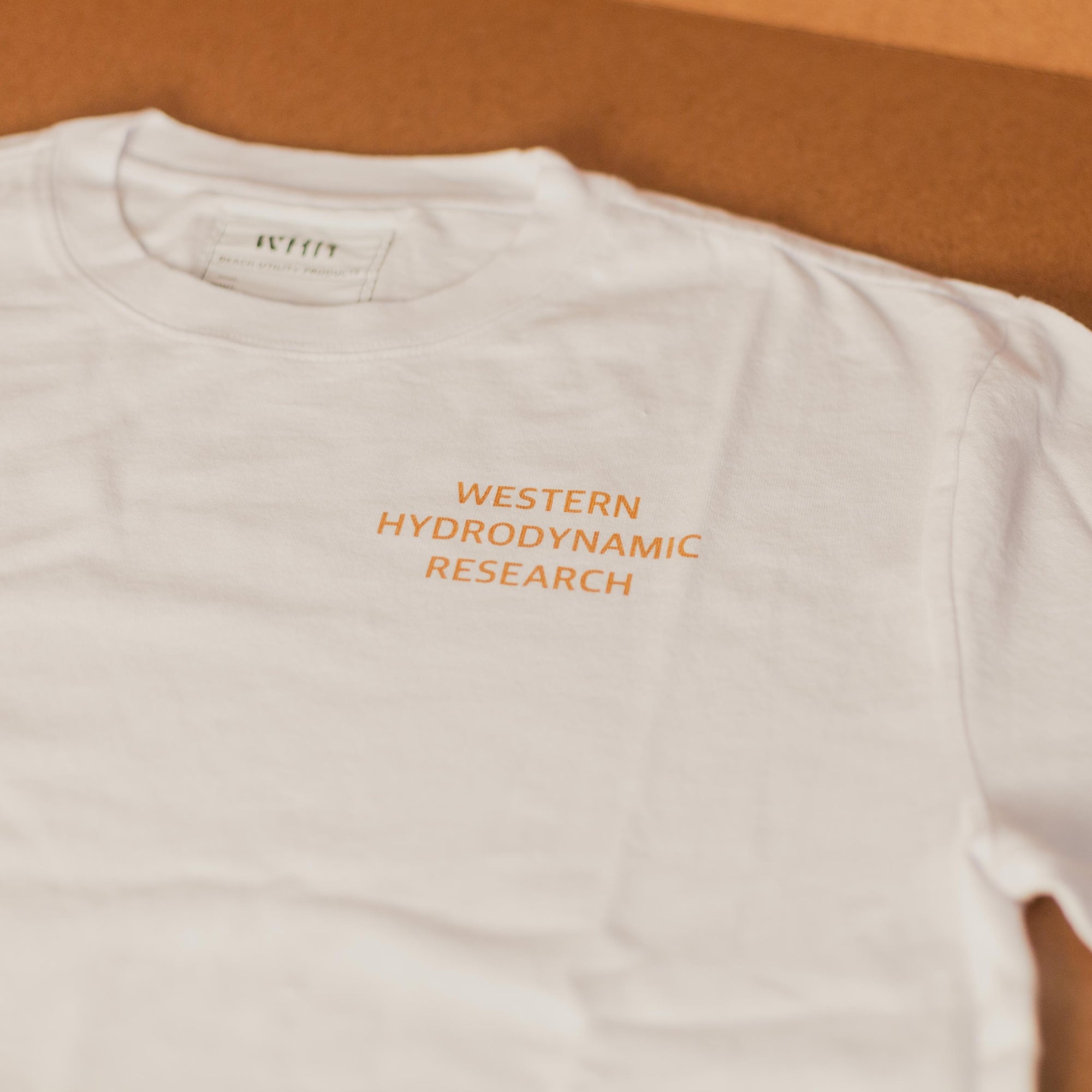 Western Hydrodynamic Research - Worker Tee (White) L/S graphic