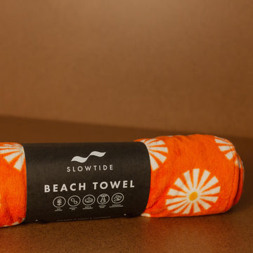 Slowtide Beach Towel - Sun Dazed in Red
