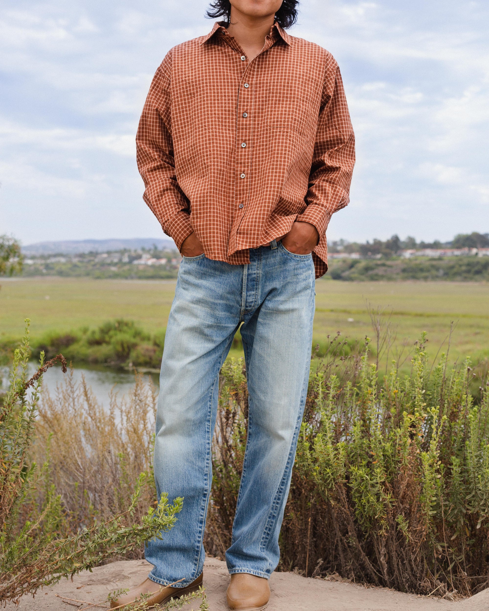 Daydream CDM Cotton Plaid Shirt