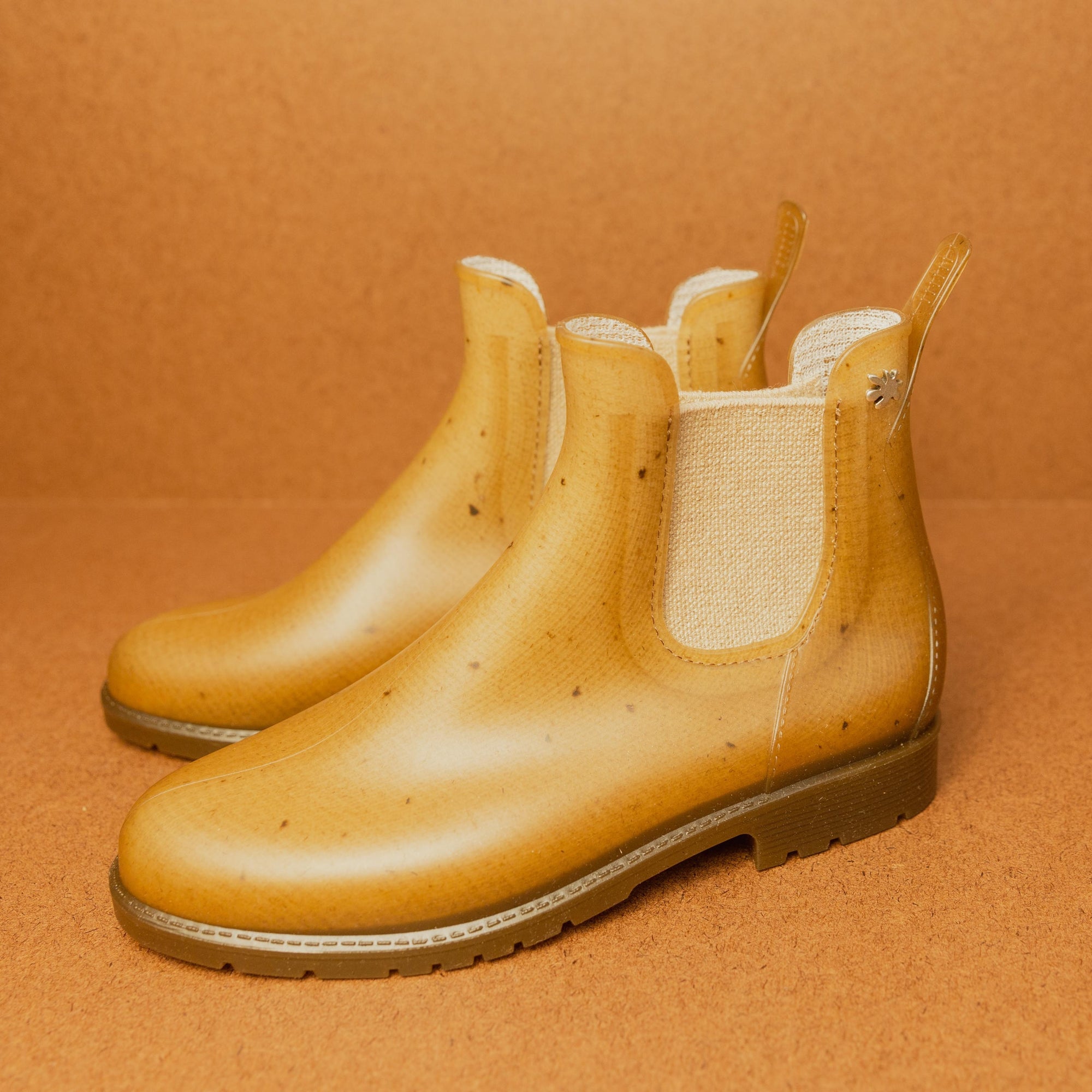 Plasticana Chelsea Rain Boot - Cream left side