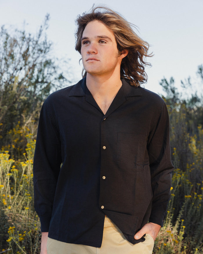 Daydream Tencell Open Collar Shirt