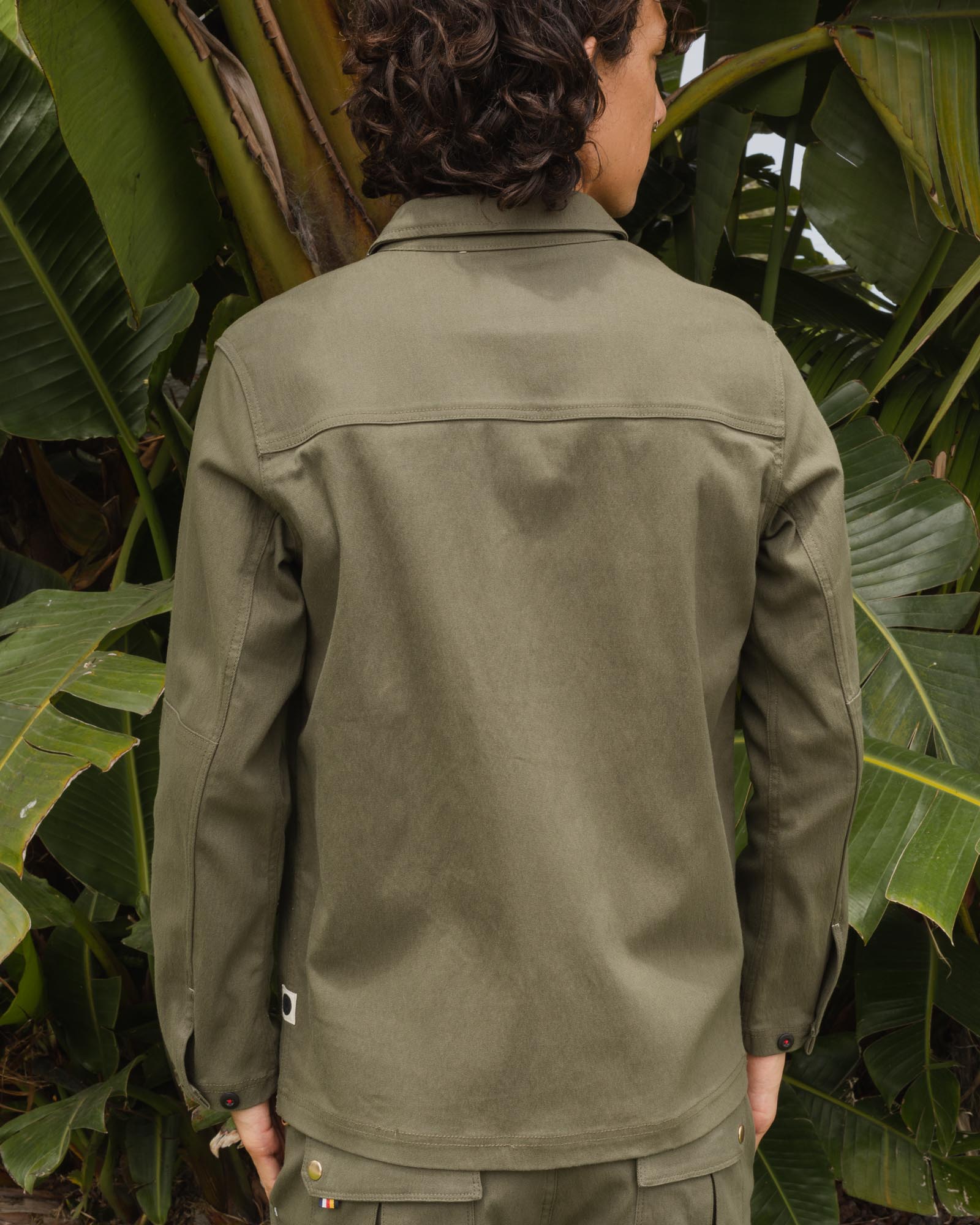 Ola Canvas Utility Jacket 01 - Green