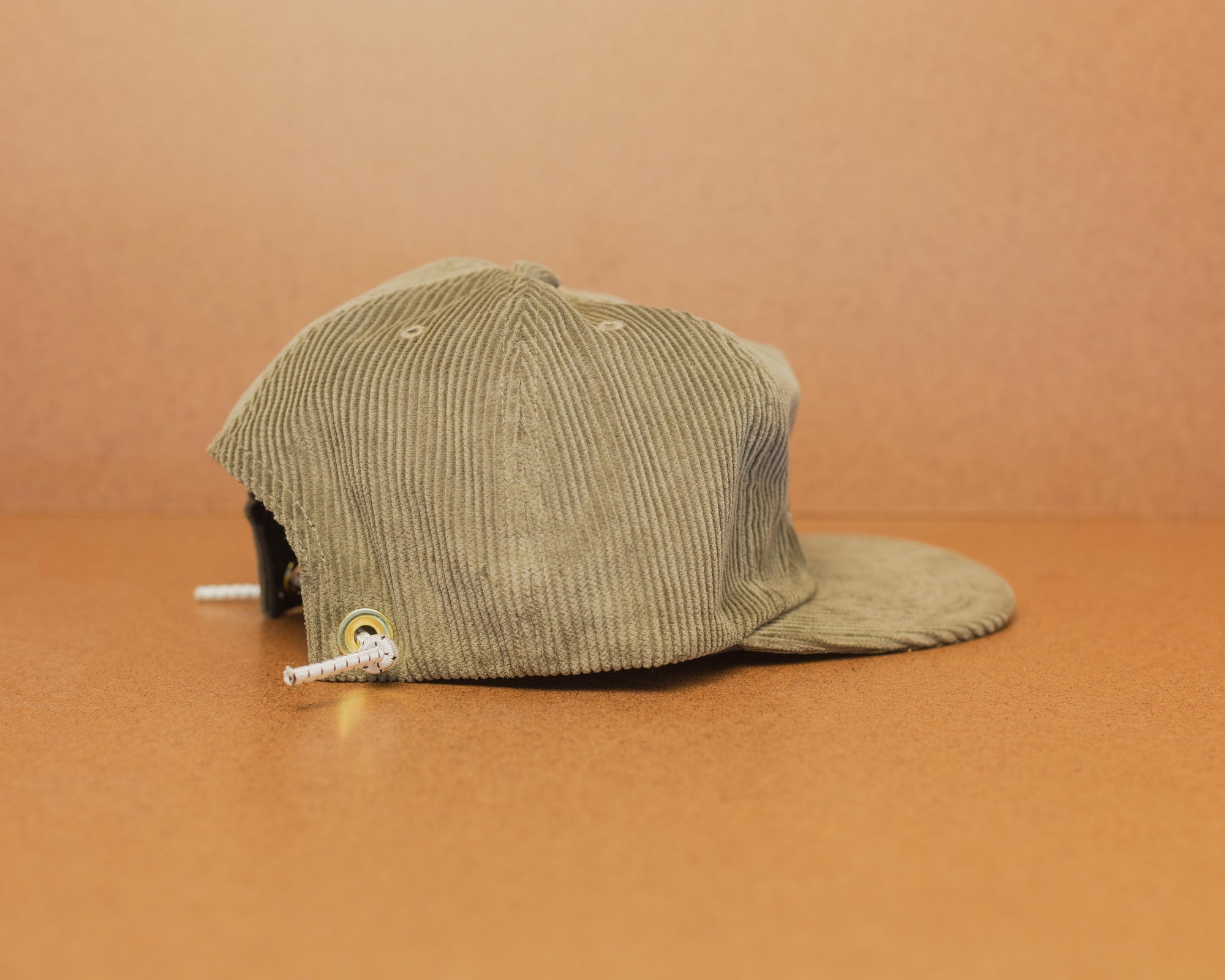 Western Hydrodynamic Research- Whale Cord Hat (Olive) side view