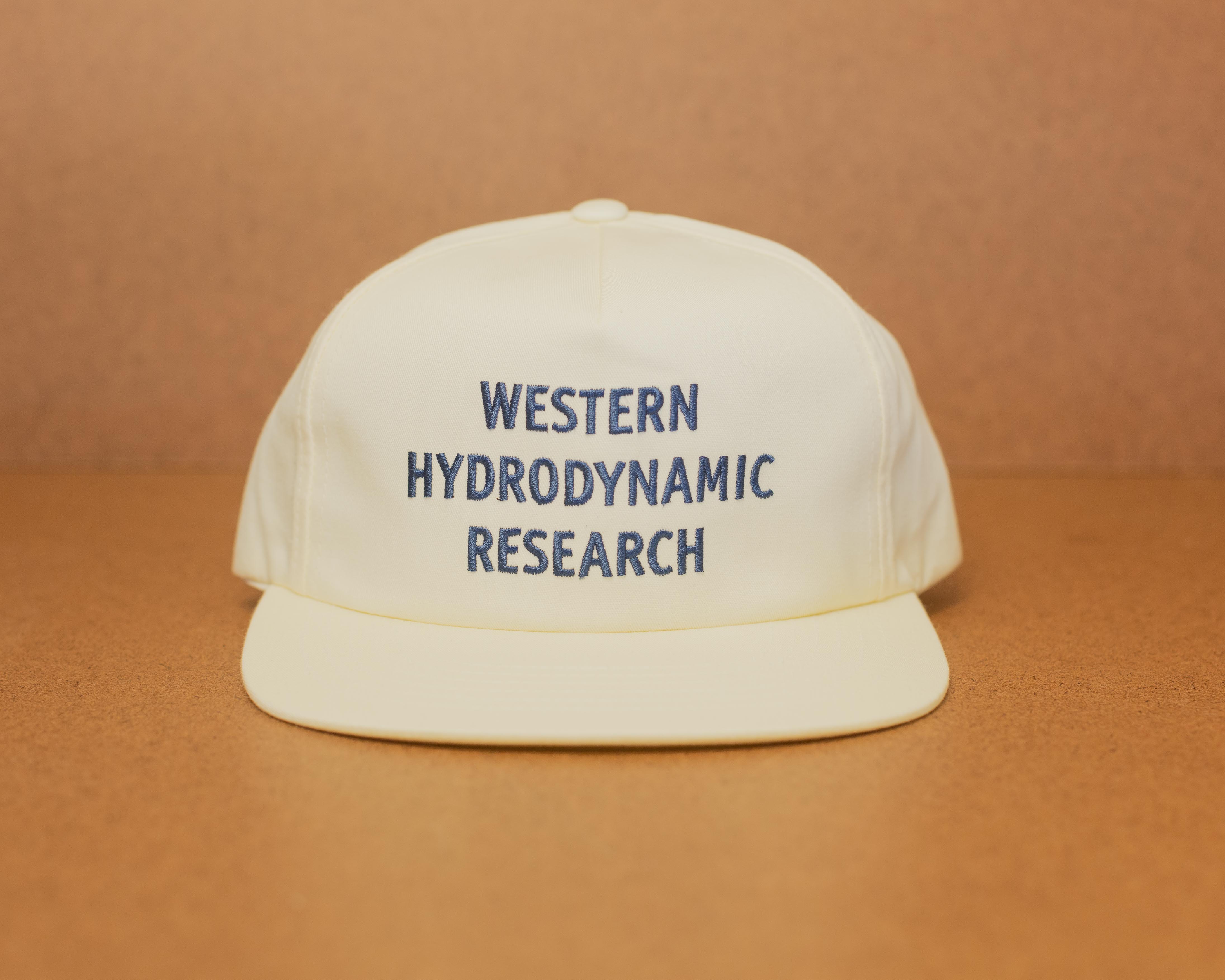 Western Hydrodynamic Research- Canvas Promotional Hat (Cream 