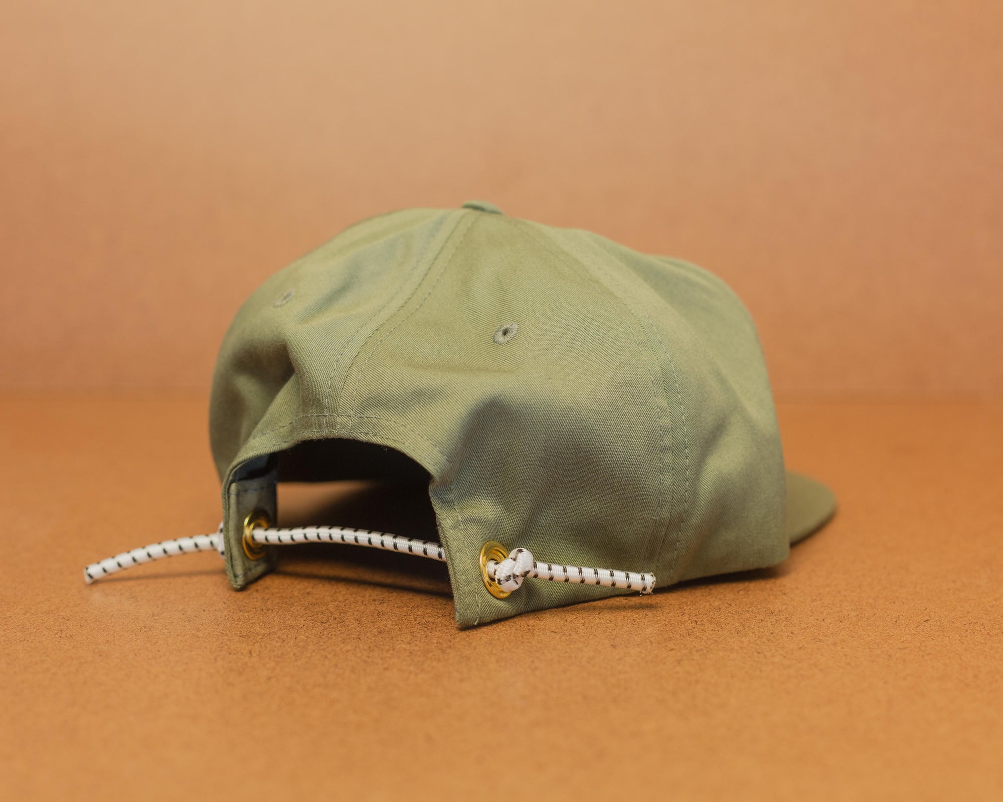 Western Hydrodynamic Research- Canvas Promotional Hat (Green) back view