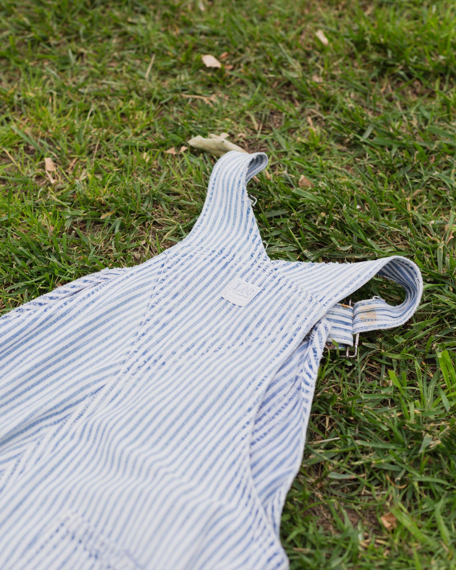 Vintage Lee Railroad Stripe Overalls