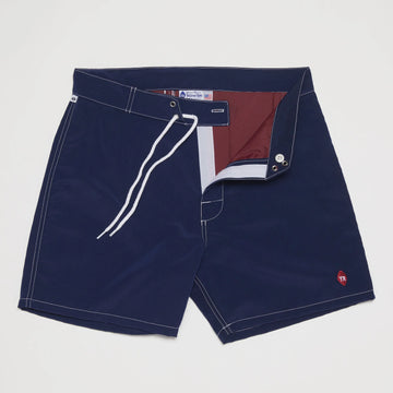 Yellow Rat Poly Trunks -Navy