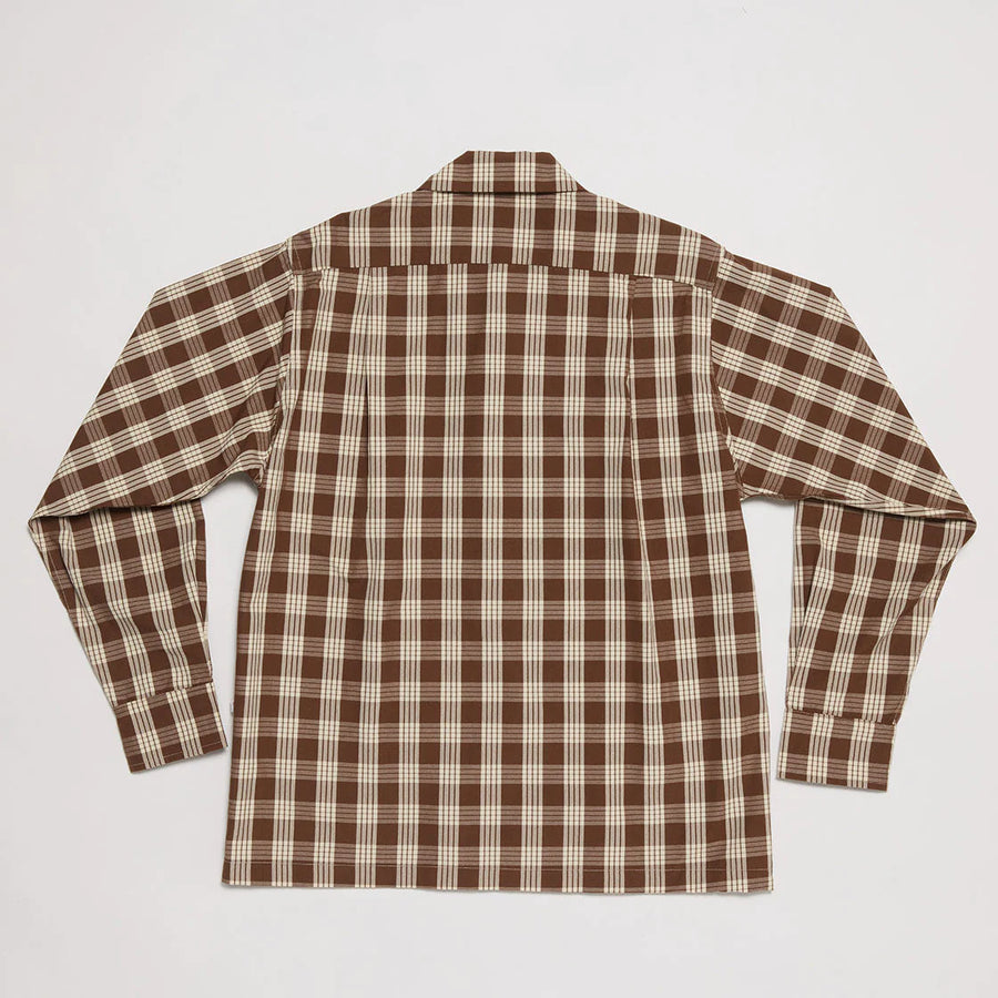 Yellow Rat Open Collar Shirt - Nutmeg