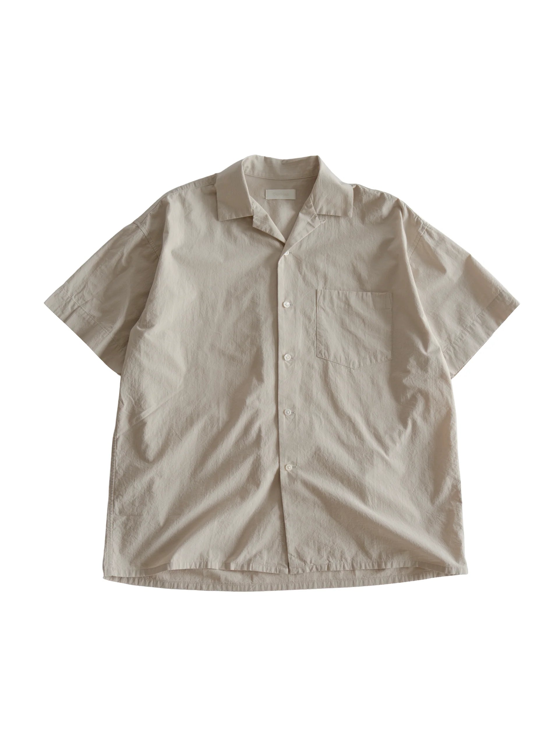 Daydream Script Open Collar Shirt