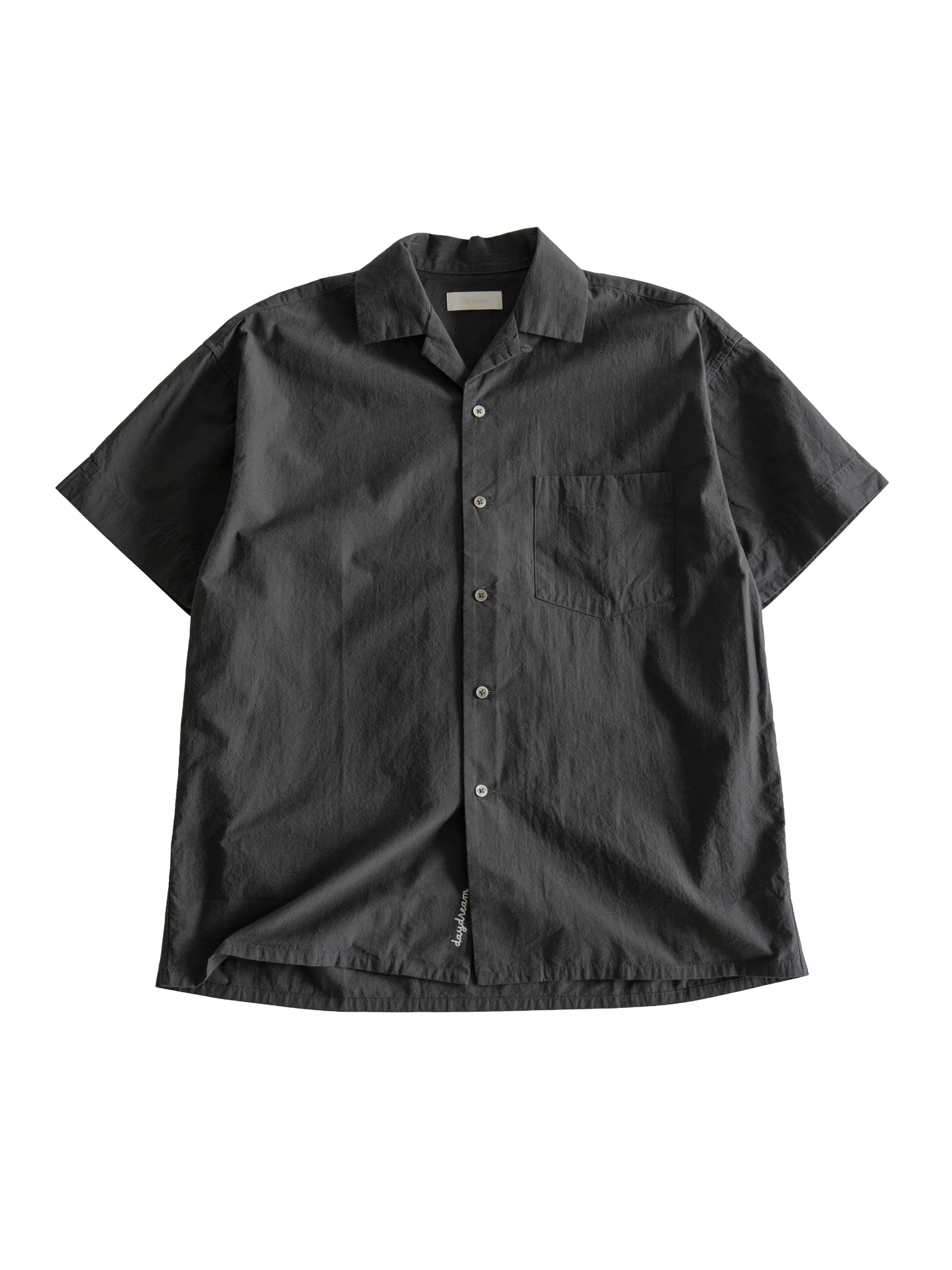 Daydream Script Open Collar Shirt