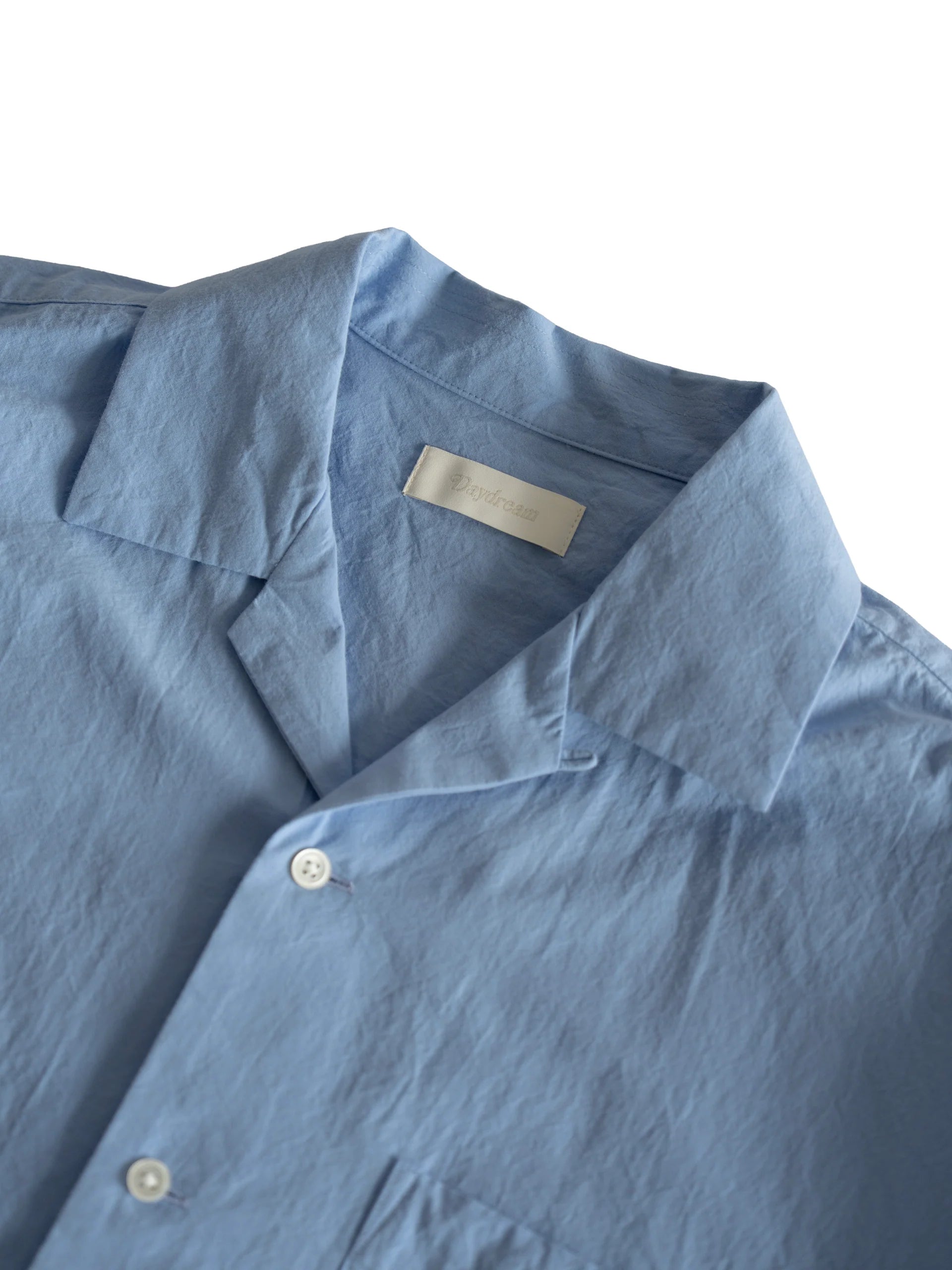 Daydream Script Open Collar Shirt