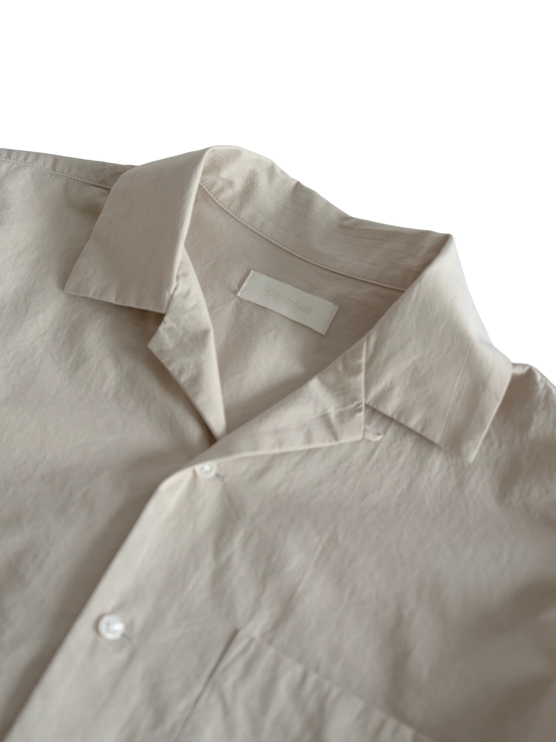 Daydream Script Open Collar Shirt