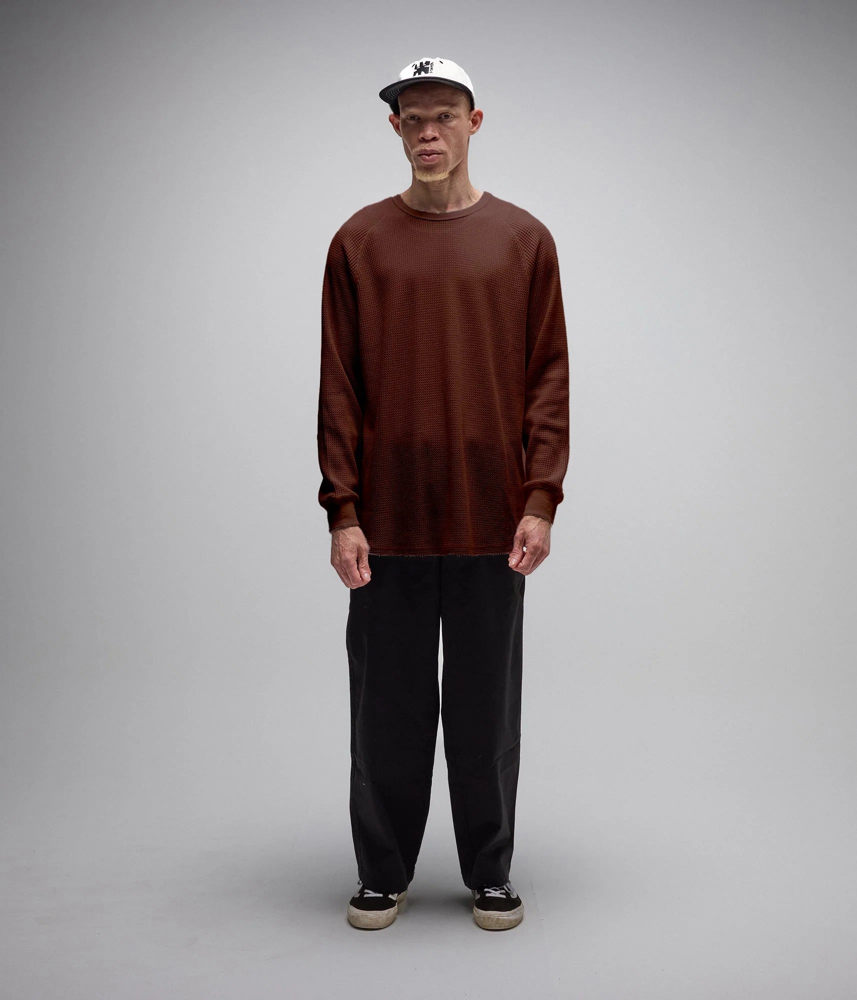 Former - AG Raglan Waffle Brown
