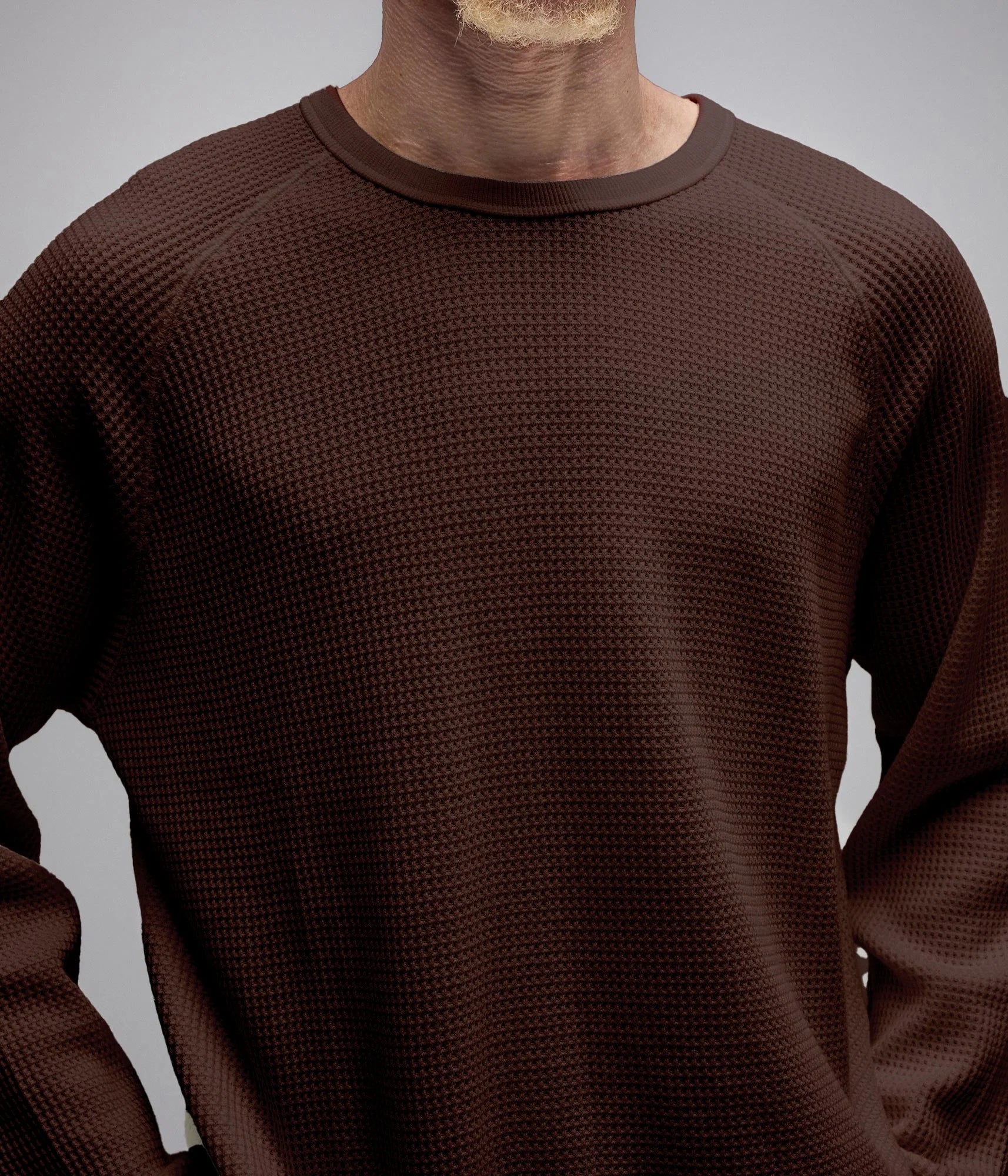 Former - AG Raglan Waffle Brown
