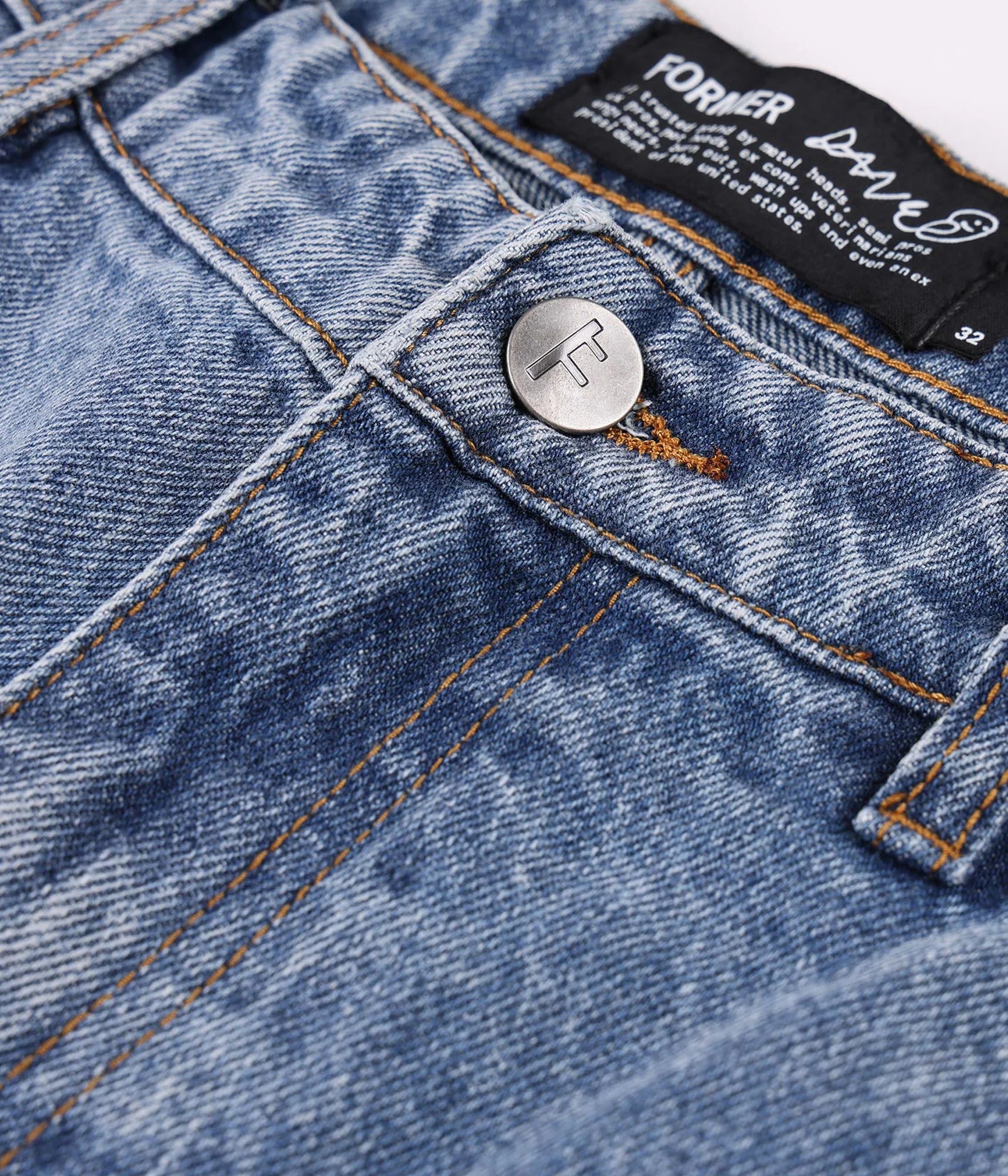Former - Reynolds Denim Walkshort Mid Blue