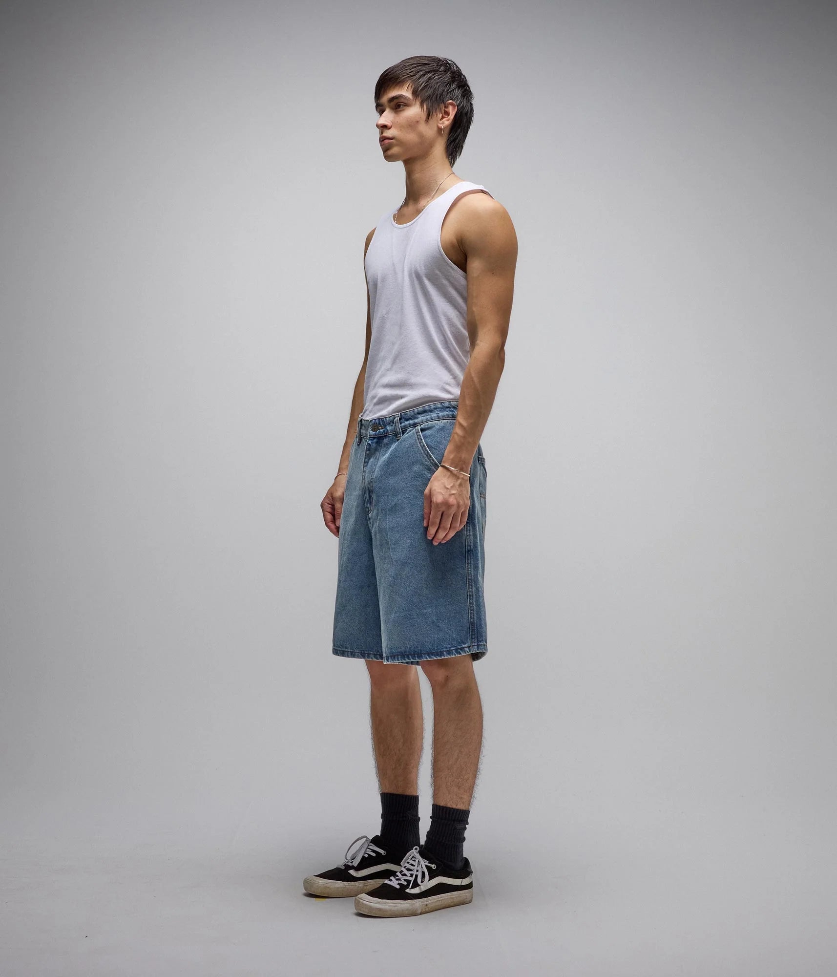 Former - Reynolds Denim Walkshort Mid Blue