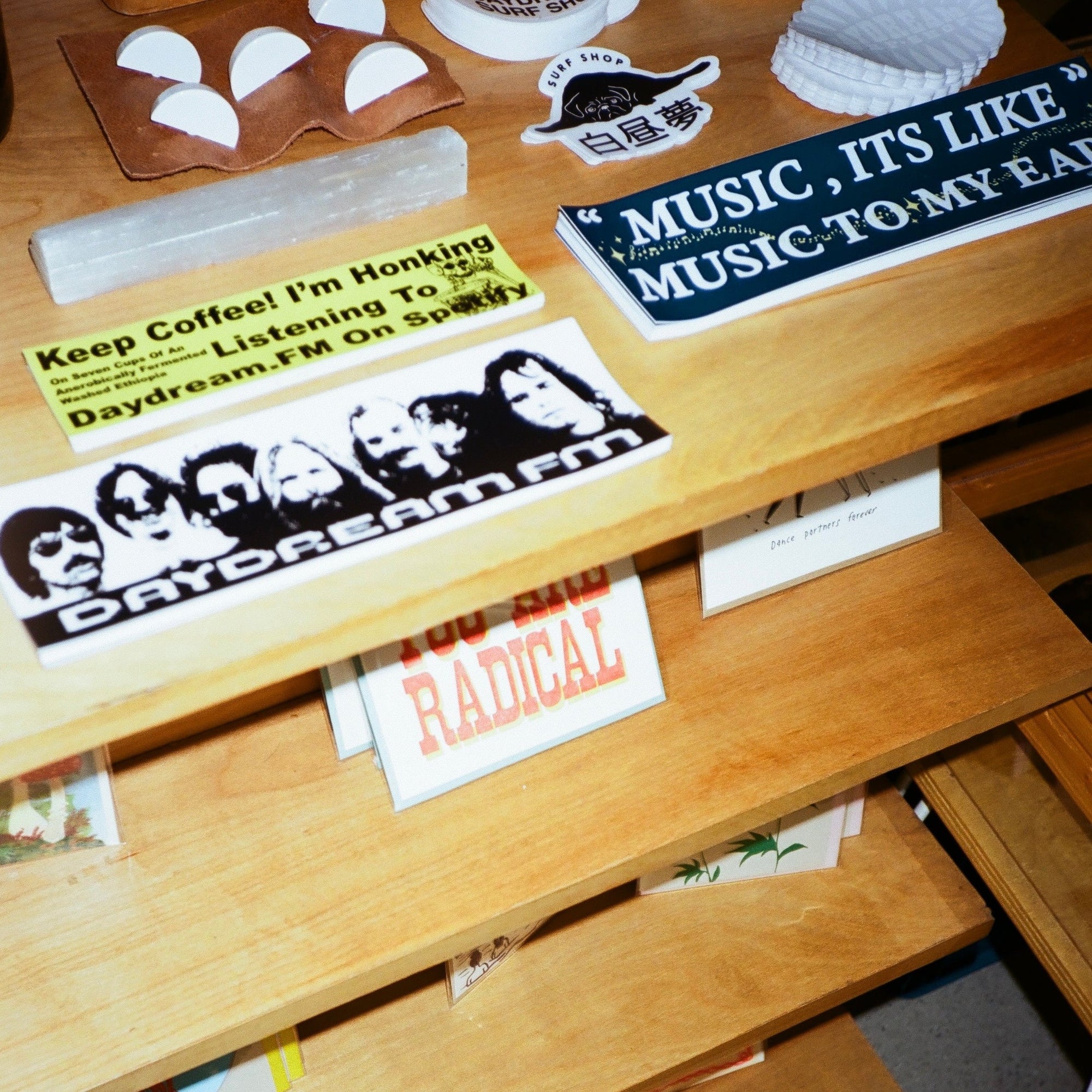 Daydream FM Bumper Sticker - &quot;MUSIC&quot;