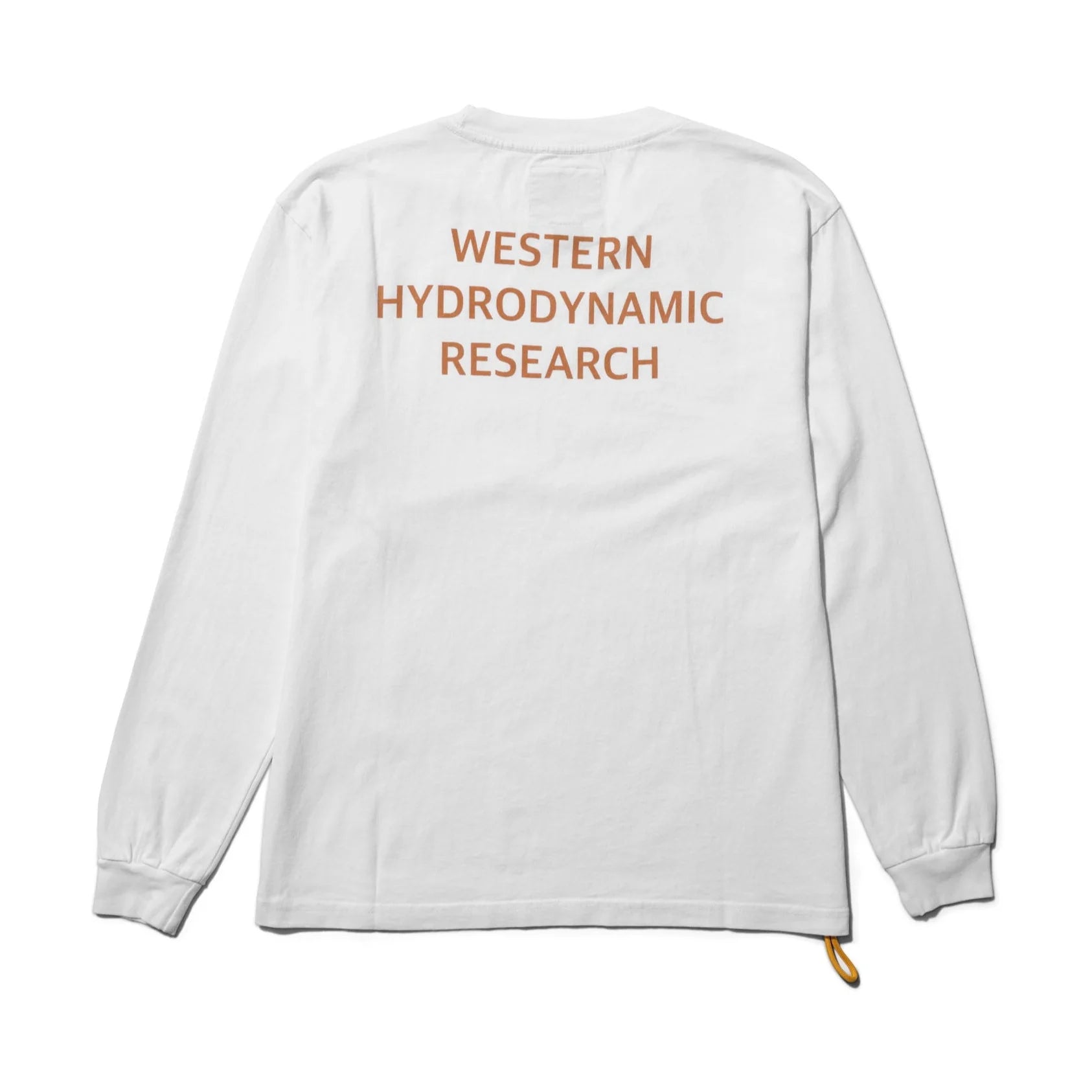 Western Hydrodynamic Research - Worker Tee (White) L/S back