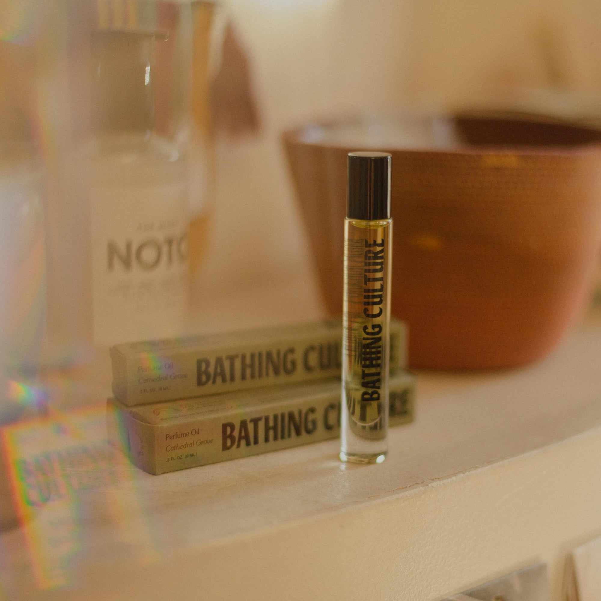 Bathing Culture Cathedral Grove Perfume Oil on shelf