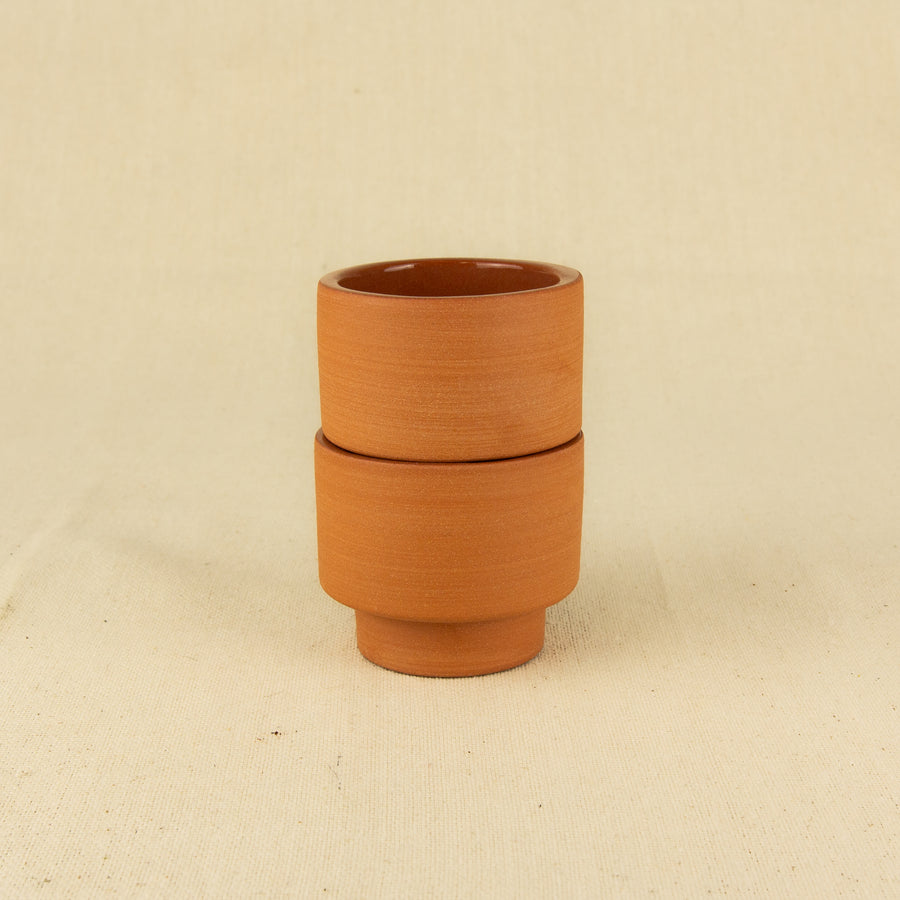 Guten Ceramics Limatus Terra Cotta Cup