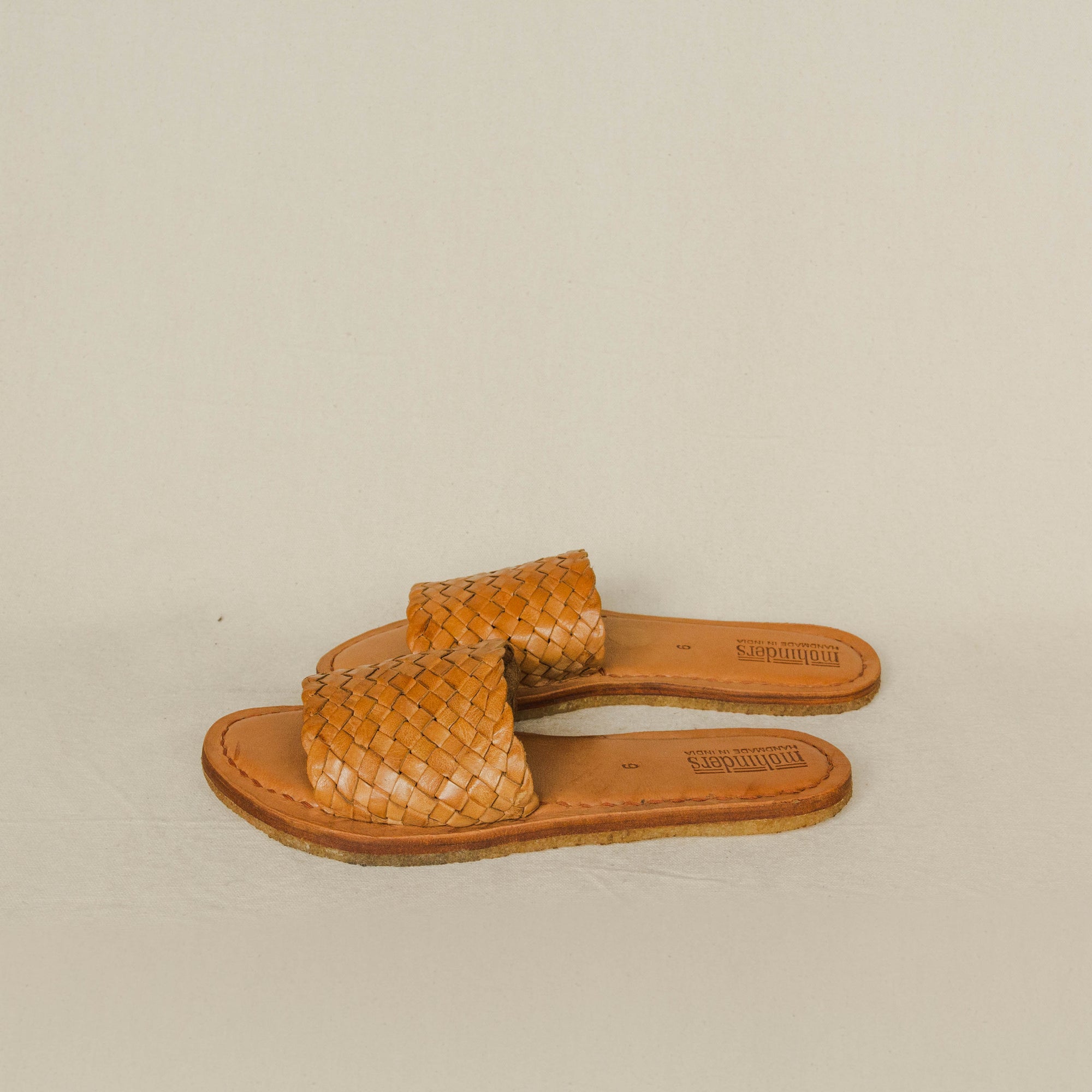 Mohinders Women&#39;s Woven Sandal in Honey