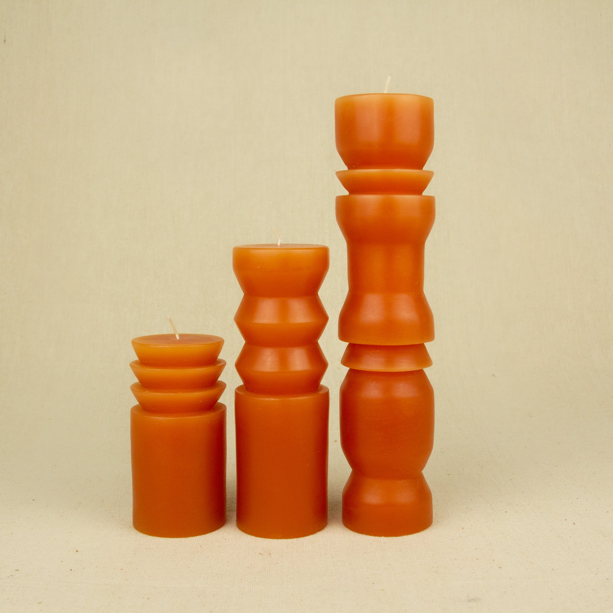 Areaware Totem Candle - Orange