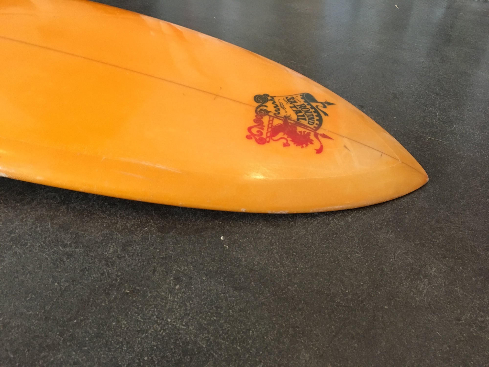 7&#39;7&quot; Surfboards Australia 1969 3A Round Tail